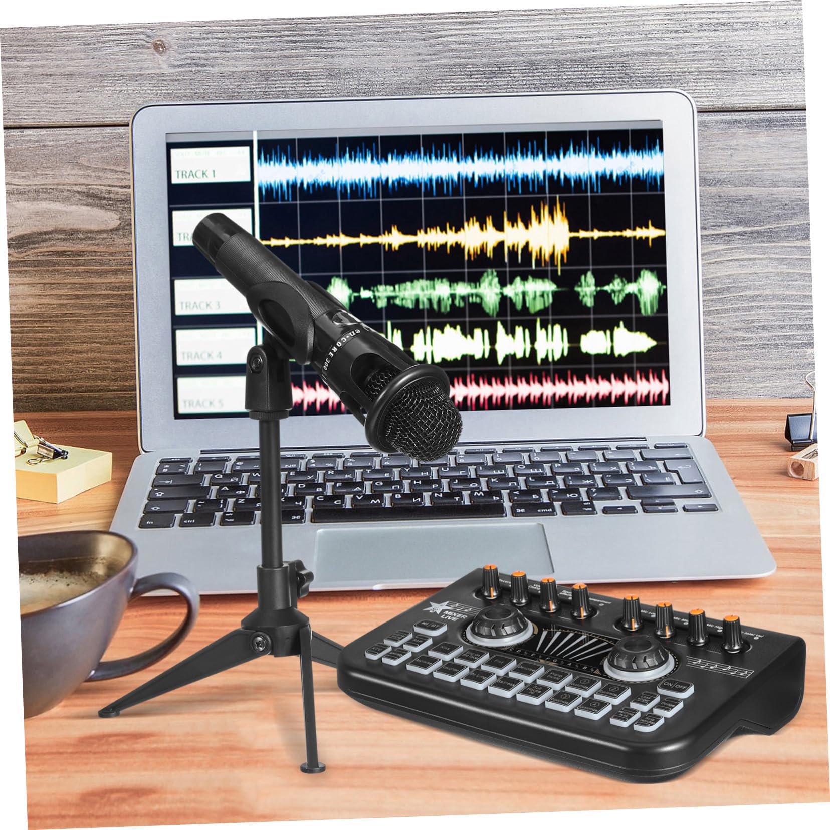 Pack D'enregistrement de Podcast E300 avec Table de Mixage X3