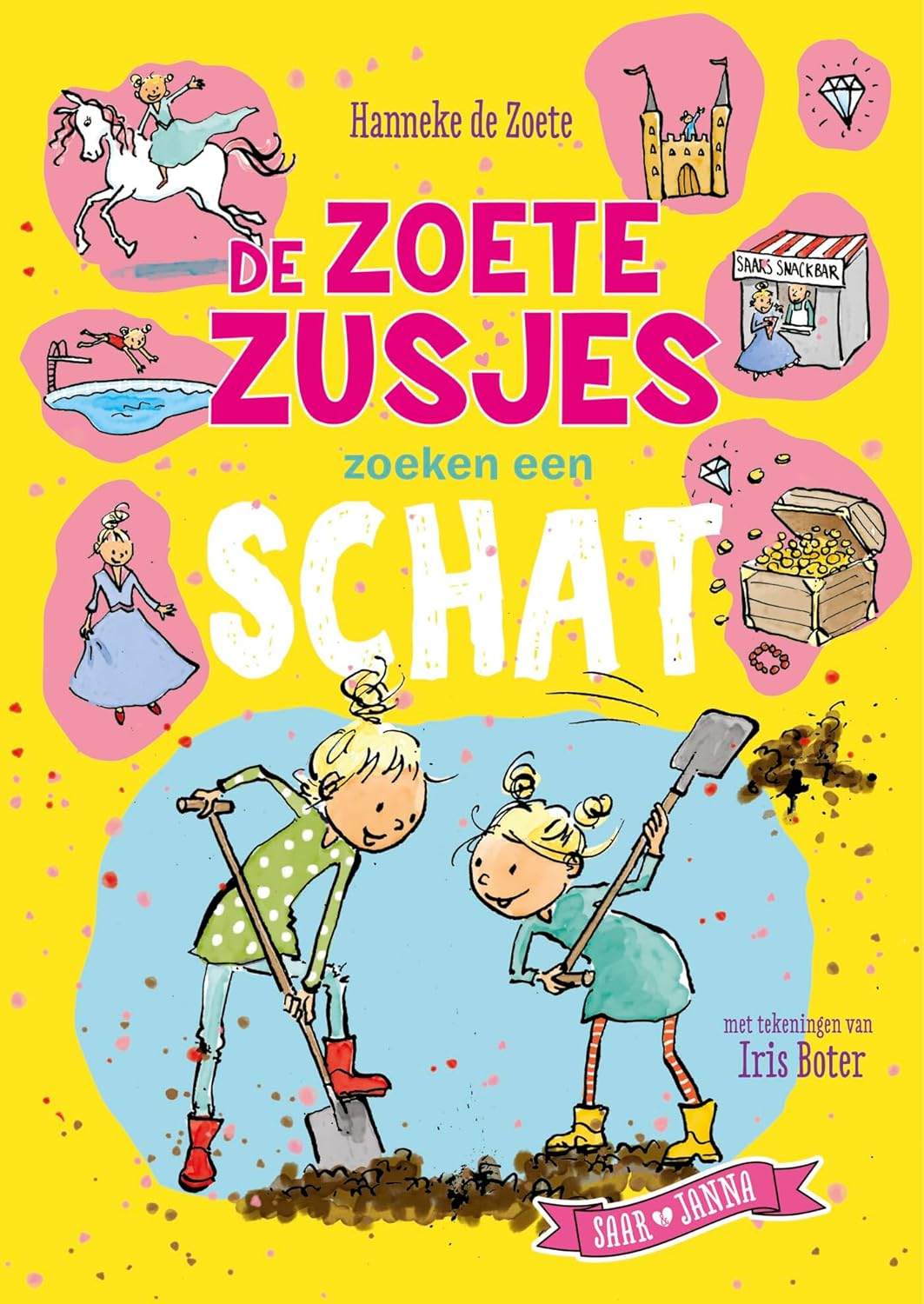 De zoete zusjes zoeken een schat de Zoete, Hanneke, Boter, Iris