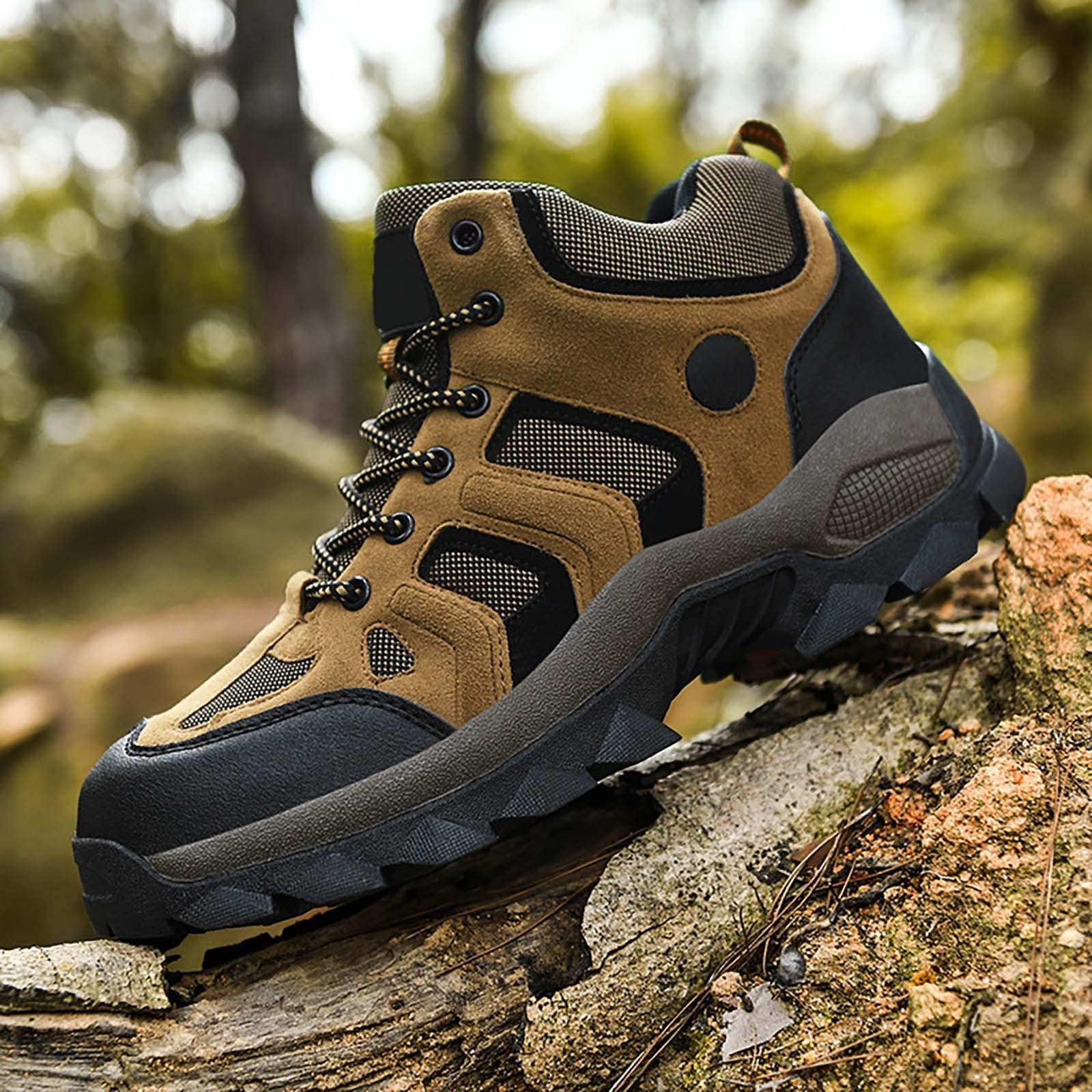 Zapatos de senderismo transpirables de malla de verano para hombre, zapatos de senderismo cómodos, zapatos de viaje al aire libre, zapatos deportivos informales, antideslizantes, zapatos de