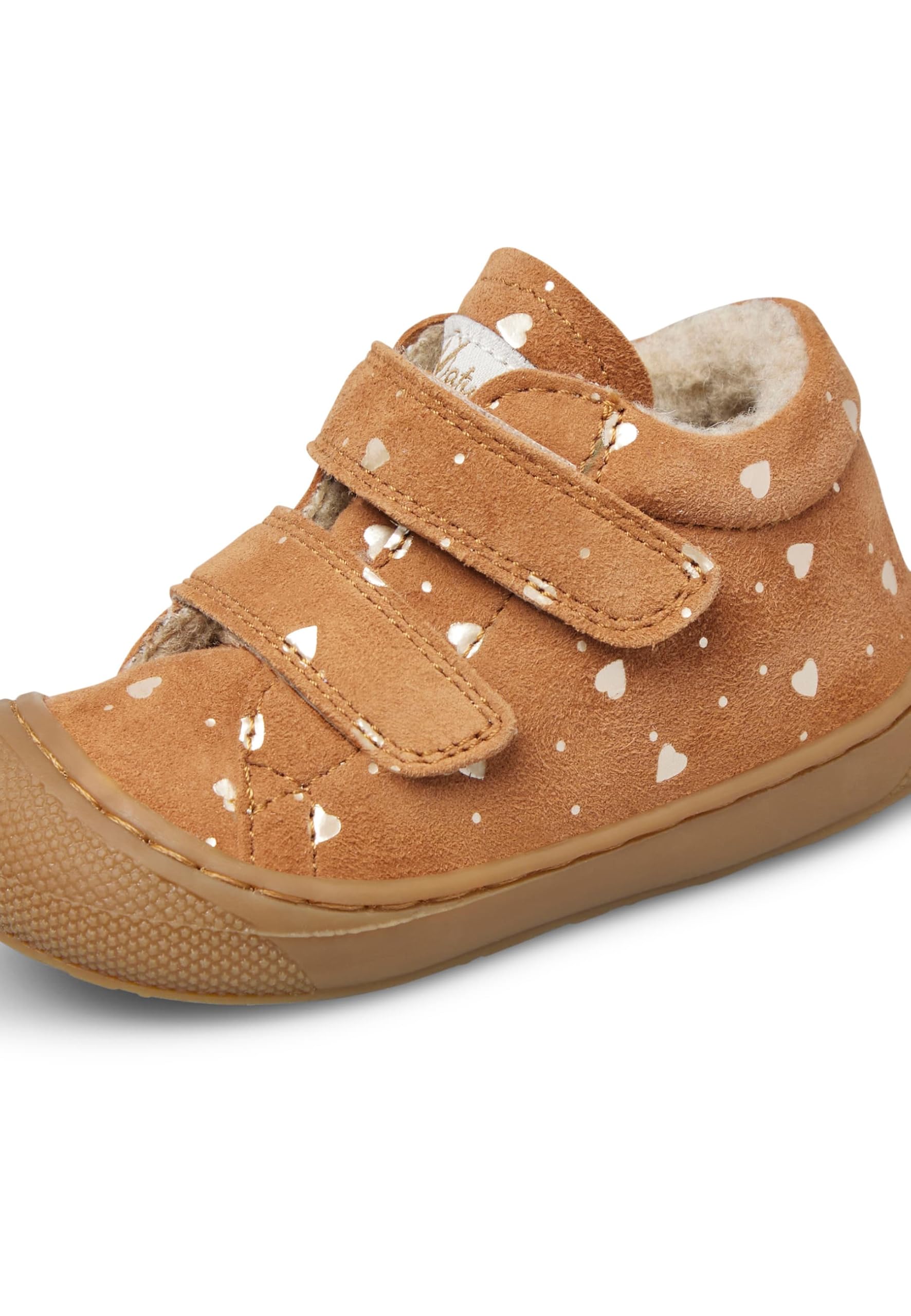 Naturino Chaussures Premiers Pas en suède, Marron- 25