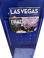 Vista 5 de Workington Rolling Book Truck Book Cart with 3 Flat Shelves, Library Book Cart with Swivel Lockable Casters 3001 Blue Azul