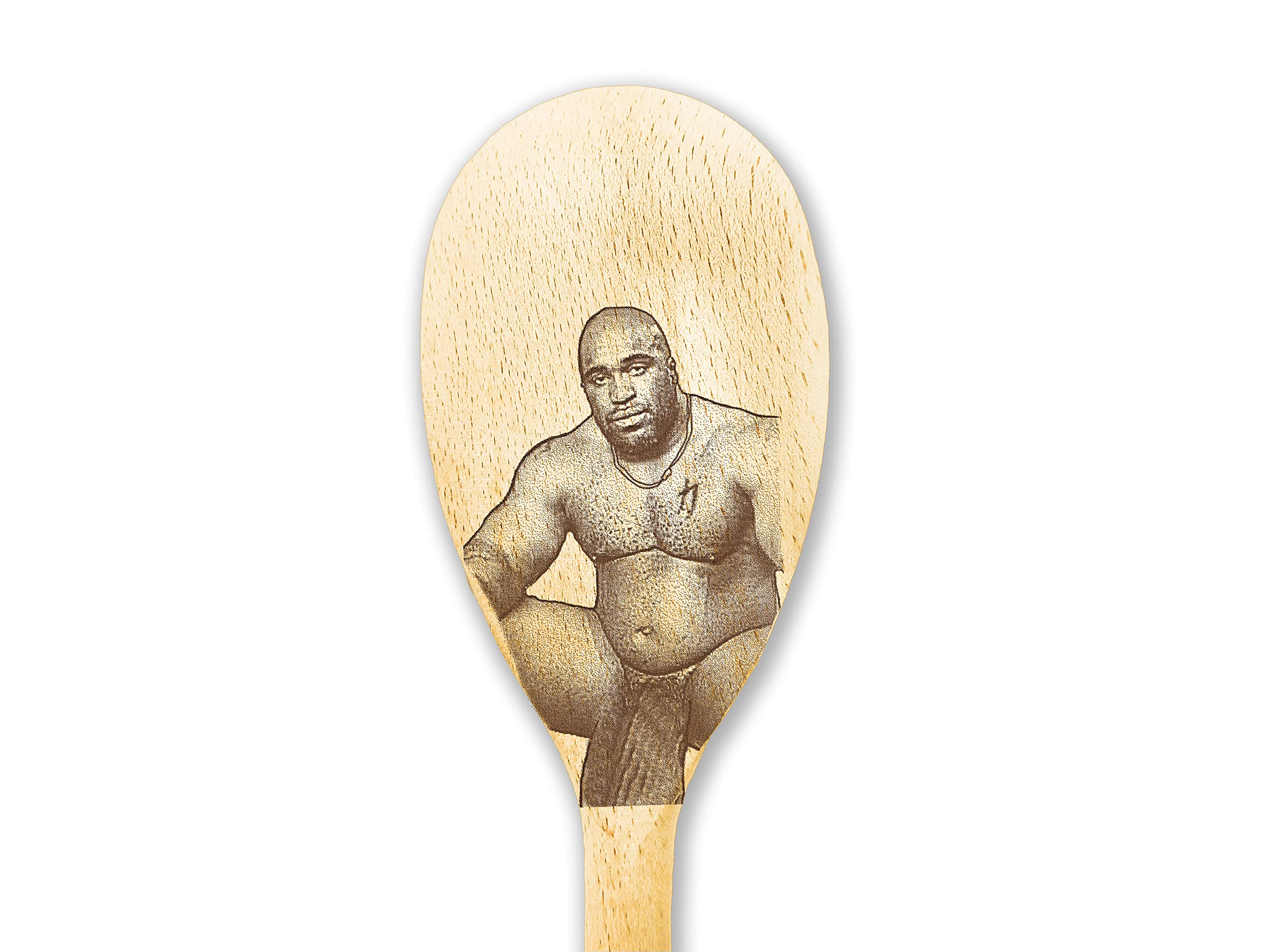 Barry Wood Spoon Funny Prank Gift Boyfriend Girlfriend Engraved Wood Barry Meme Kitchen Utensil BBC Adult Gift (no need Bag)