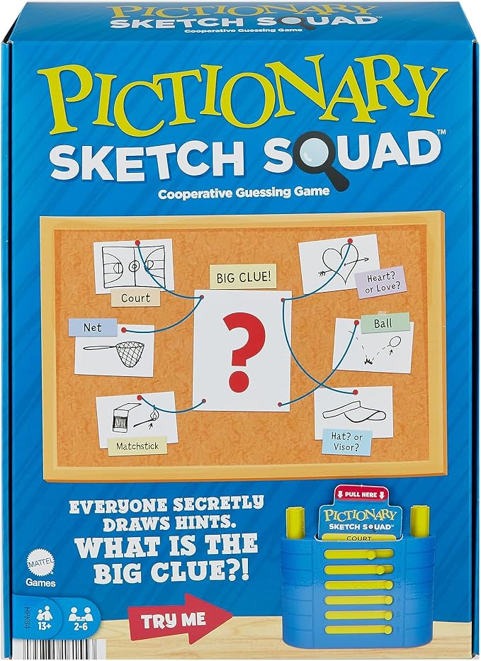 Mattel Games Pictionary Sketch, Versión: Francés, HTW84