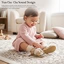 Coolz Kids Chu-Chu Sound Musical Sandals C-4 for Baby Girls Age 1-2.5 Years (Golden, UK Footwear Size System, Toddler, Age Range, Medium, 15 Months, 18 Months) gallery image