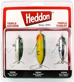 Heddon Torpedo Prop-Bait Topwater Fishing Lure with...