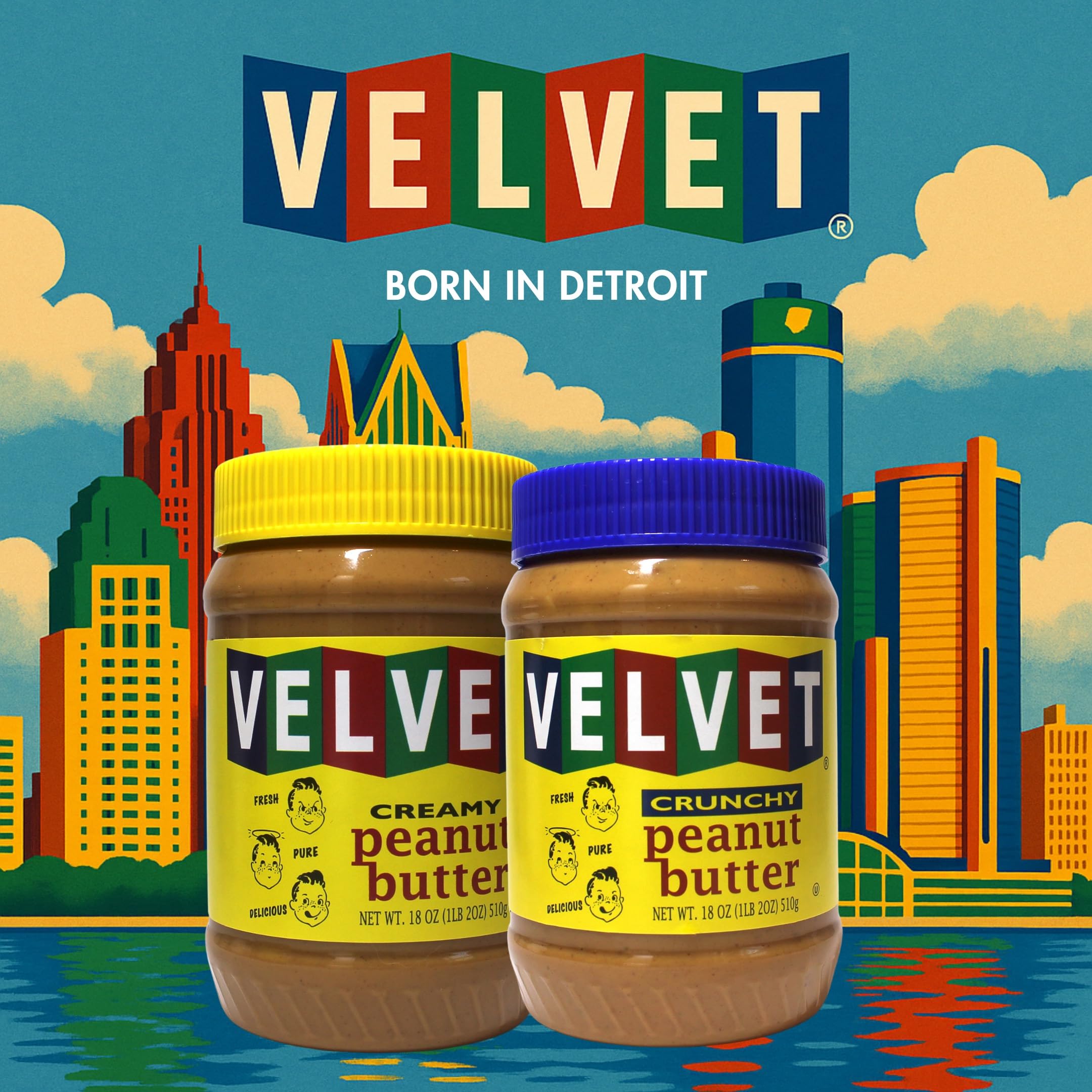 Amazon.com : Velvet Peanut Butter, Creamy – Detroit's Classic