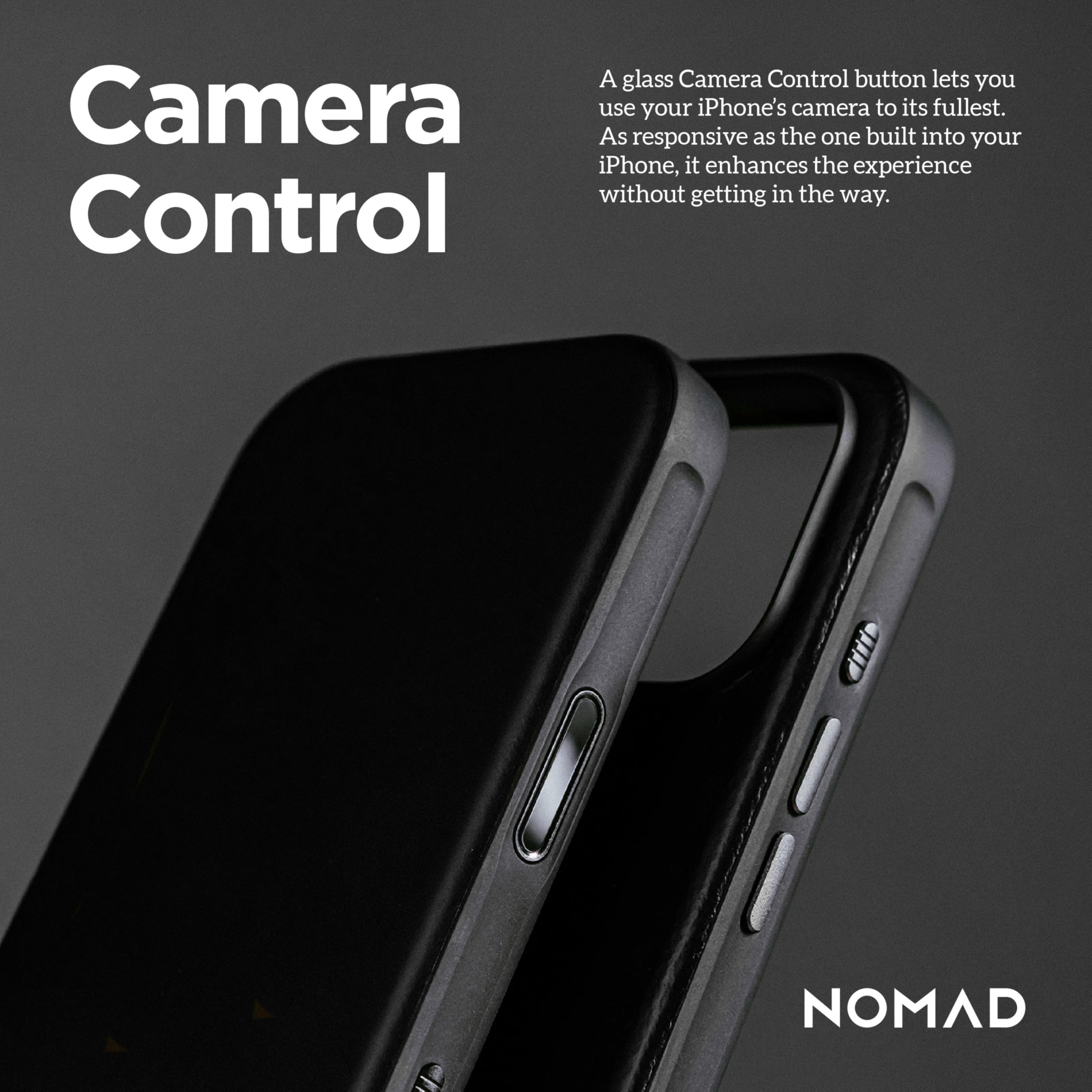 Amazon.com: NOMAD Modern Leather Case Black Compatible with iPhone