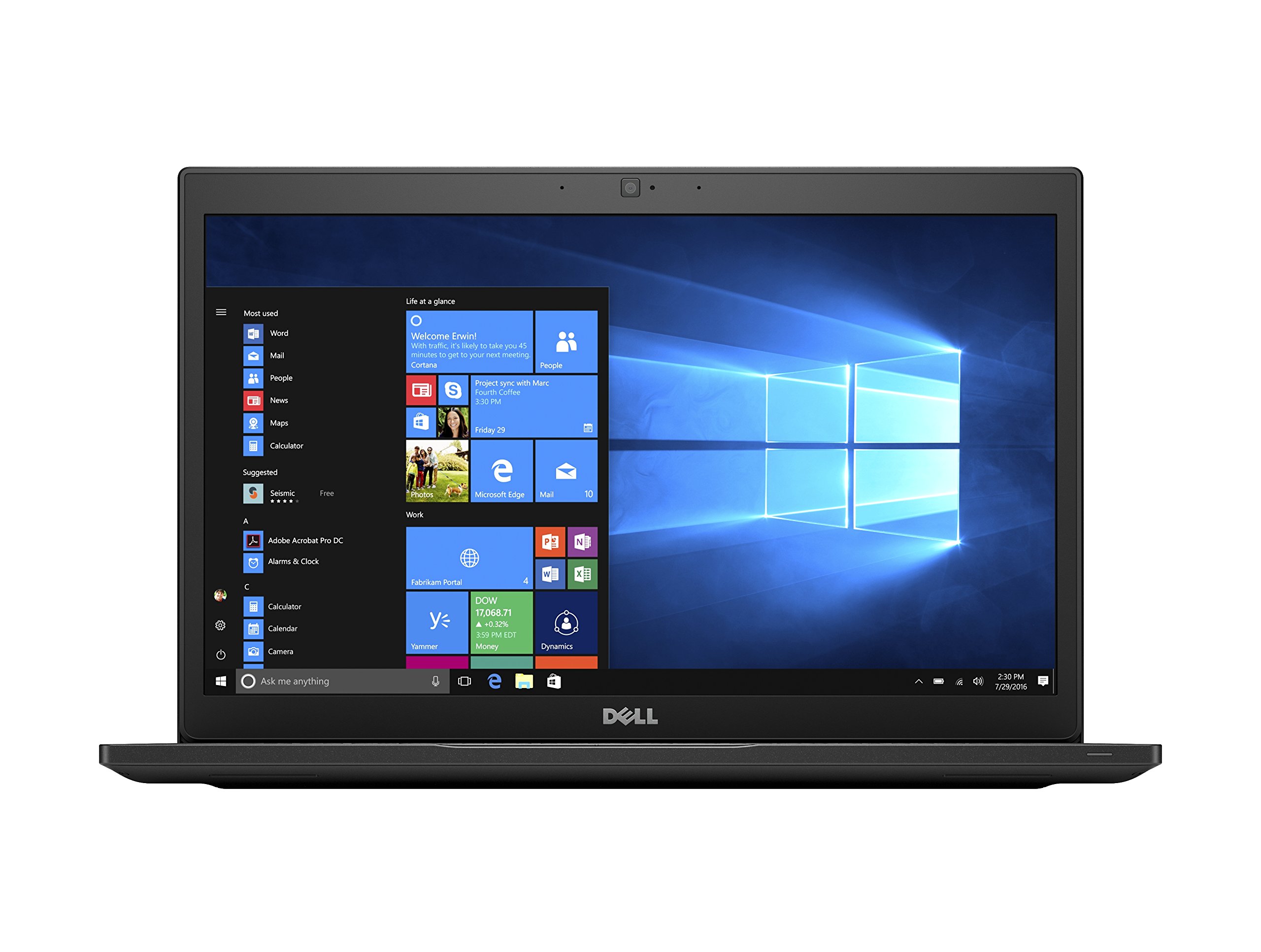 Dell Latitude 7490 Noir Ordinateur Portable 35,6 cm (14