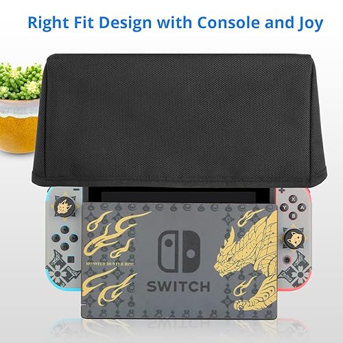Miniatura 2 de Desing Wish Dust Cover for Nintendo Switch, Oxford Nylon Protective Dust Guard Anti Scratch Water Resistant Cover Sleeve for Nintendo Switch &