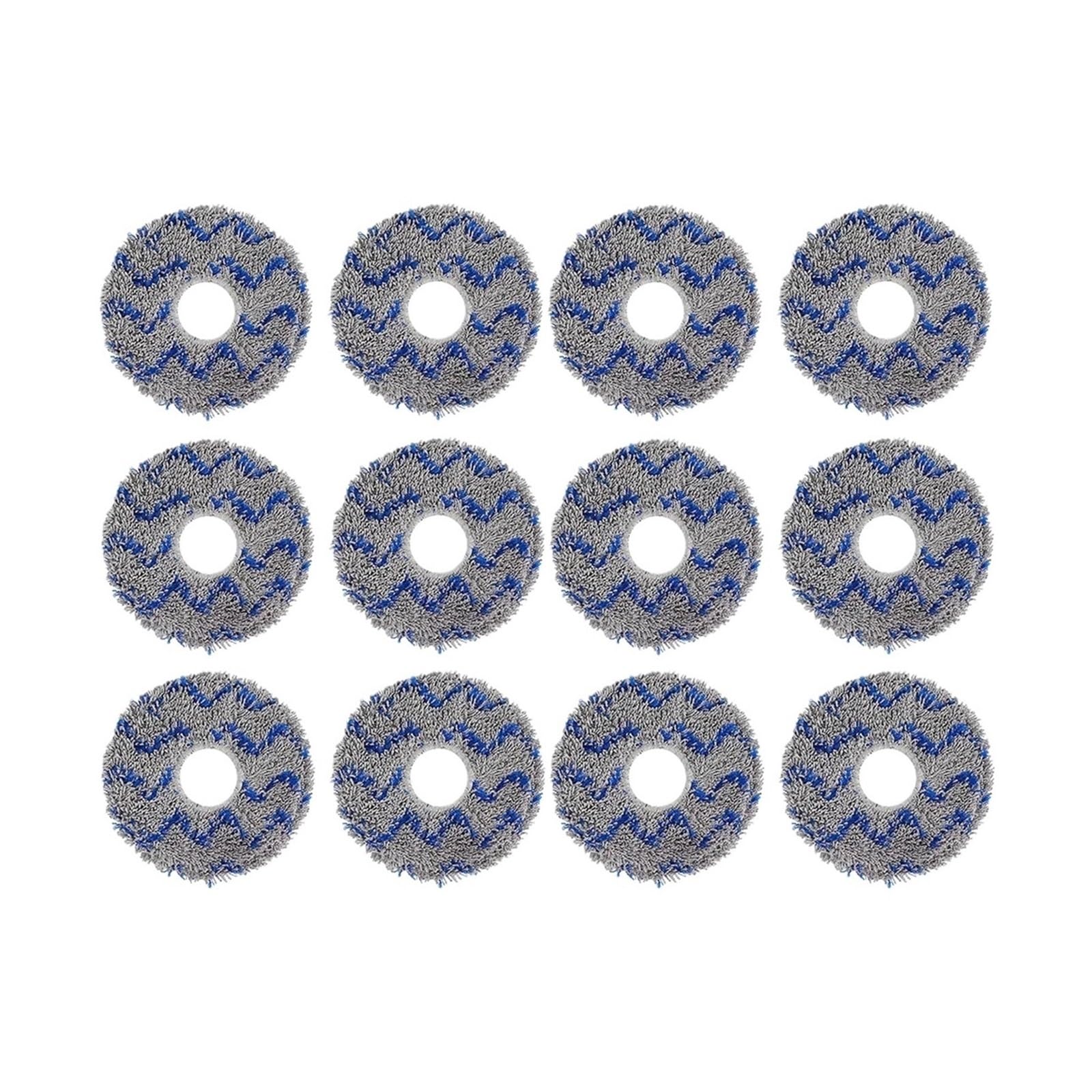 LMRXOFE Mop Cloth,Compatible For Xiaomi,X10 X20 Max,Compatible For Dreame,L20 Tra L30 Tra X20 Pro L10s Pro X40 X40 S30 Vacuum Cleaner(12PCS)