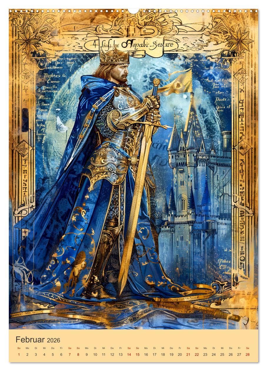 Mystik der Kelten - Faszinierende Welt keltischer Mythen und Götter (hochwertiger Premium Wandkalender 2026 DIN A2 hoch), Kunstdruck in Hochglanz: ... der keltischen Mythologie (CALVENDO Kunst)