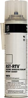 AST-RTV 27084 White 100% Silicone Adhesive/Sealant/Instant Gasket, 8 oz. Pressurized Can with Applicator Tip