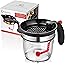 Fat Separator Measuring Cup And Strainer With Bottom Release For Gravy Sauces And Other Liquids With Oil Grease To Give You H