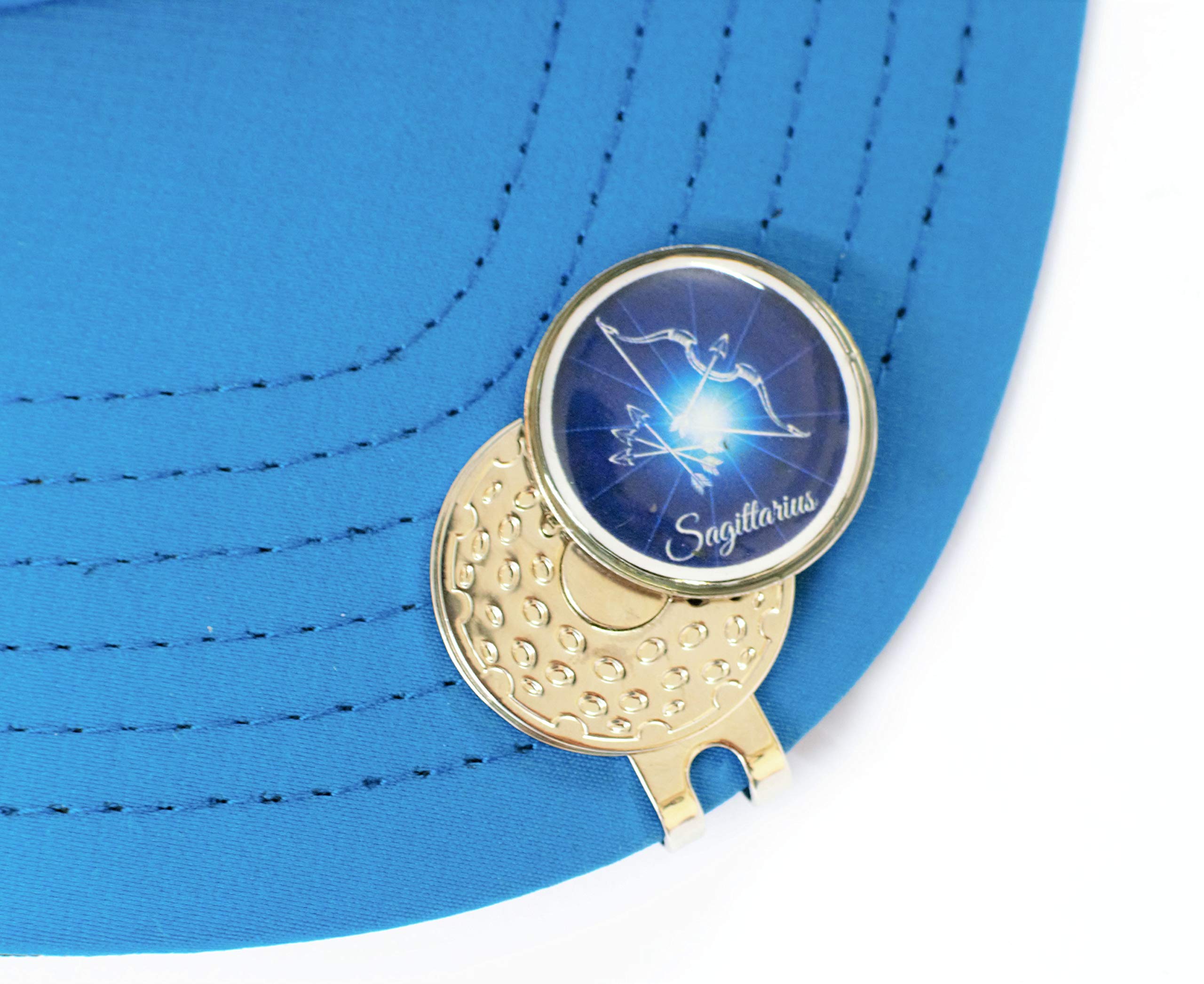 GolfBasic & Zodiac Sign Magnetic Clip & Ball Marker (Pack of 1 Clip & 2 Markers) (Sagittarius) (B08D7SRTSL) Amazon Price History, Amazon Price Tracker