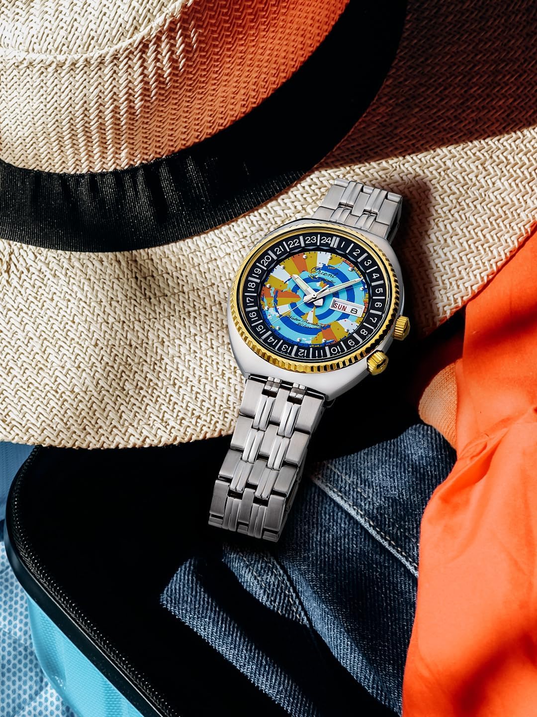 ORIENT Automatic Wristwatch WORLDMAP World Map, Honduras | Ubuy