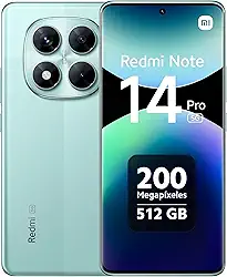 Smartphone Xiaomi Redmi Note 14 Pro 5G Coral Green (Verde) 12GB RAM 512GB ROM NFC [ 24090RA29G ]