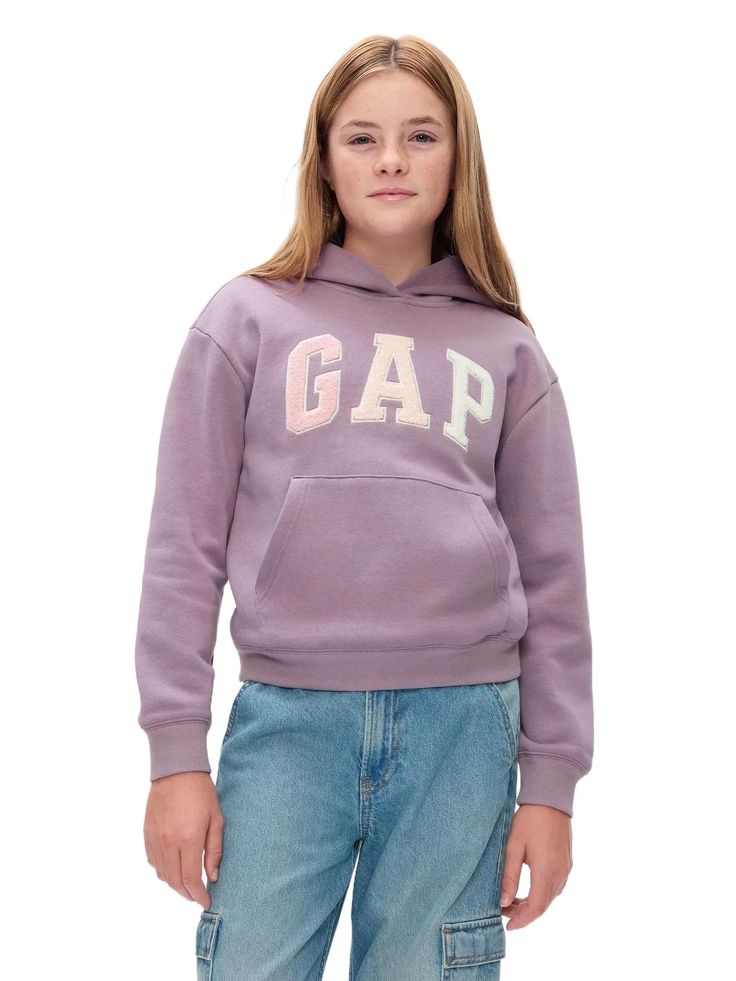 GAP Girls' Logo Fleece Sweatshirt
