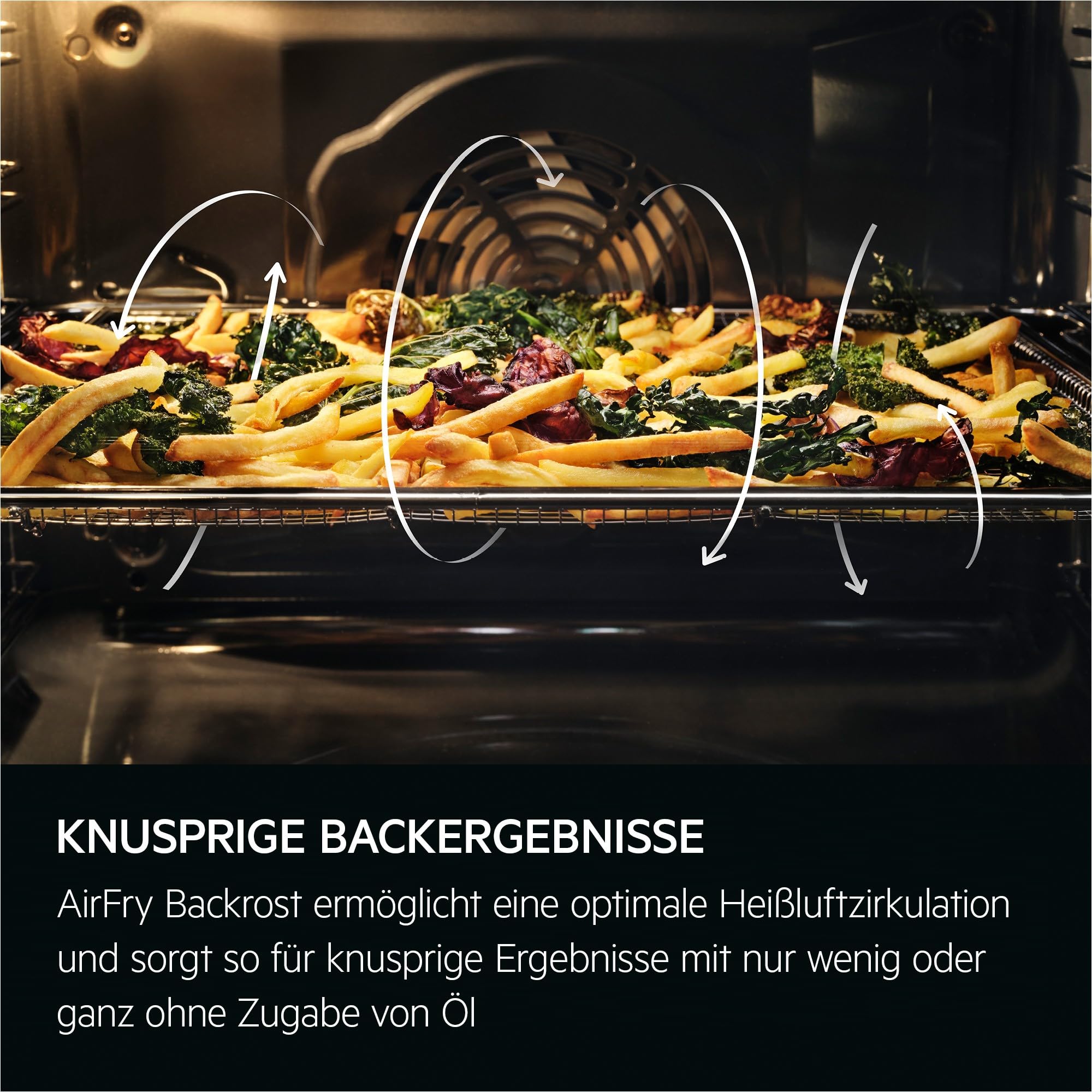 AEG Standherd mit Induktions-Kochfeld 60 cm Hob²Hood Pyrolyse SoftClosing Touch-Bedienung CIB6499APB