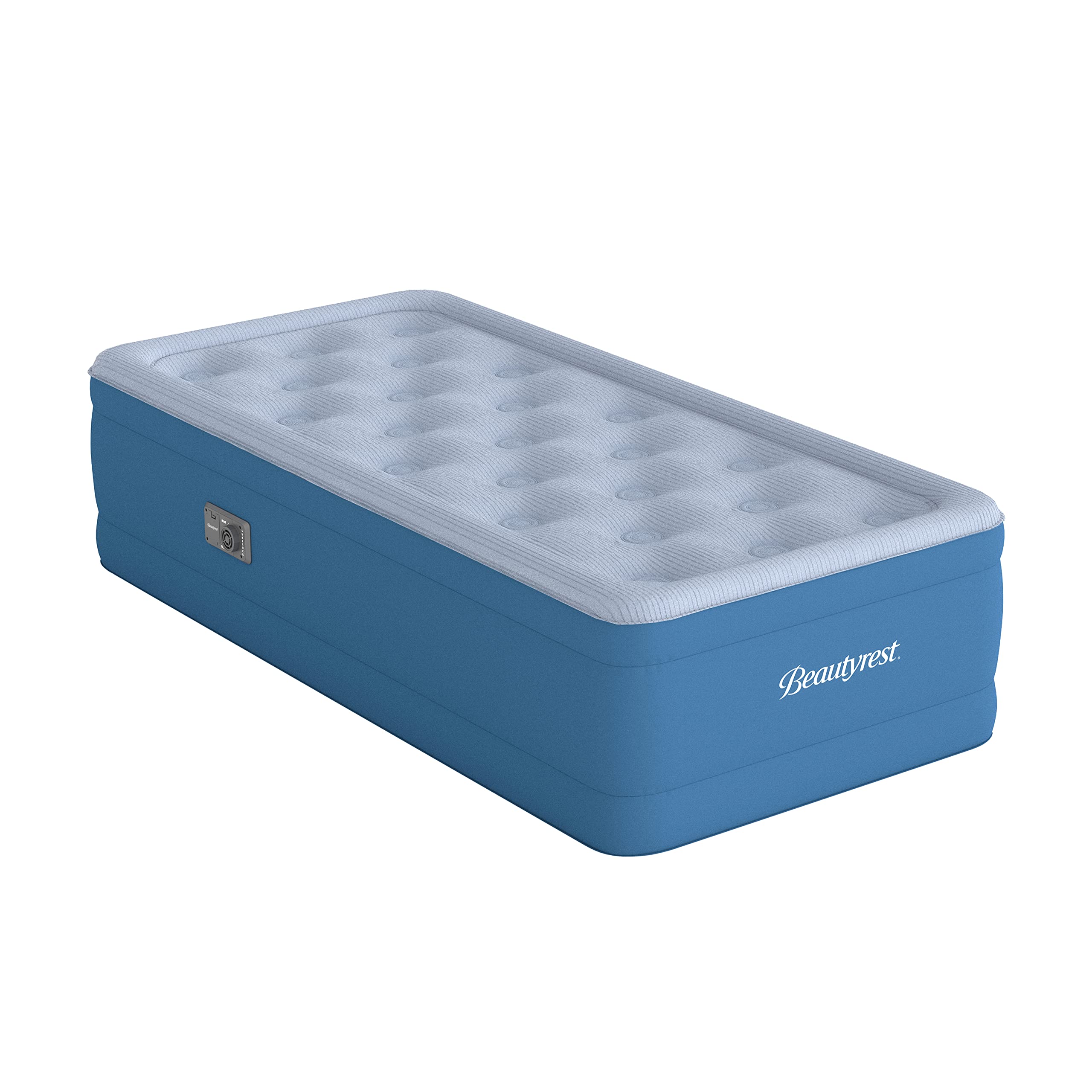 Beautyrest Comfort Plus Air Bed Mattress with Built-in Pump and Plush Cooling Topper, 17" Twin