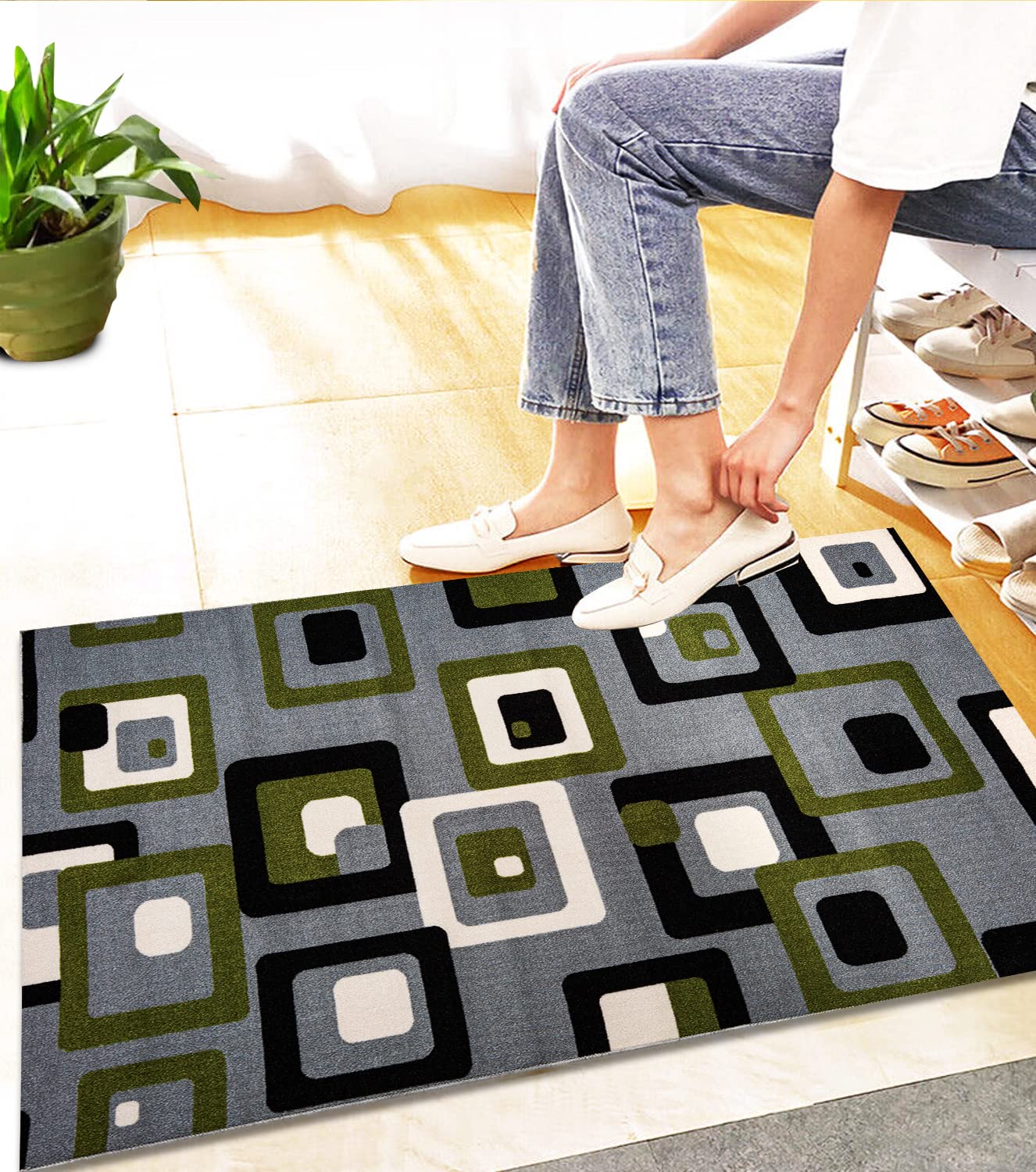 B&B Carpet Runners for Hallways NonSlip Long & Wide HeavyDuty Plain