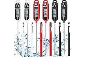 Cook Like a Pro: 6-Piece Cooking and Liquid Digital Thermometer for Culinary Perfection