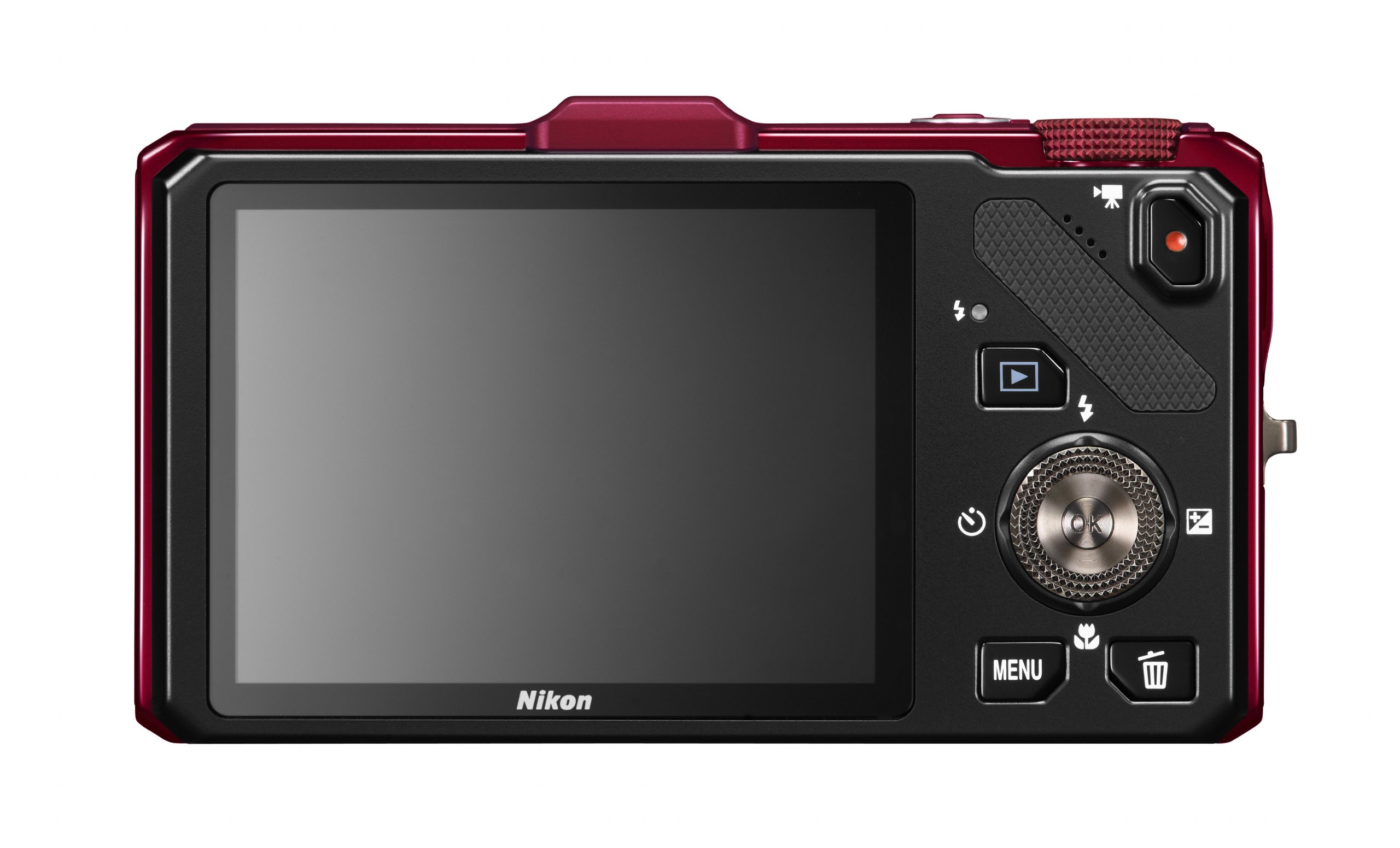 Nikon COOLPIX S9300 レッド Buy Nikon Coolpix S9300 16MP Point-and-Shoot Digital Camera (Red