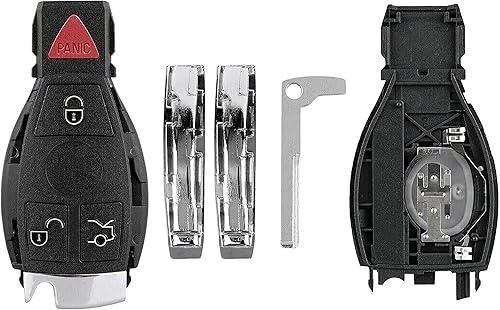 Miniatura 3 de 2 carcasas de repuesto para llave remota, compatibles con vehículos Mercedes, MPN IYZDC07-03 (sin electrónica ni chip en el interior)
