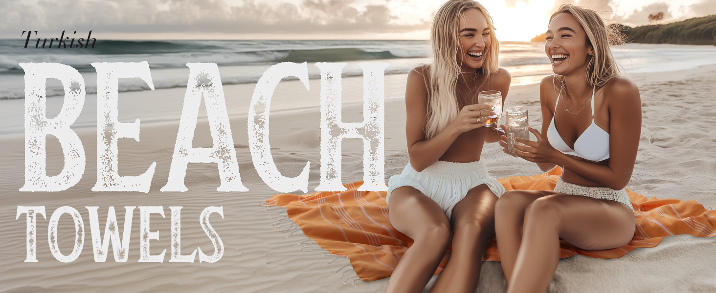 Amazon.com: Cacala Lightweight and Thin Turkish Beach Towel 100