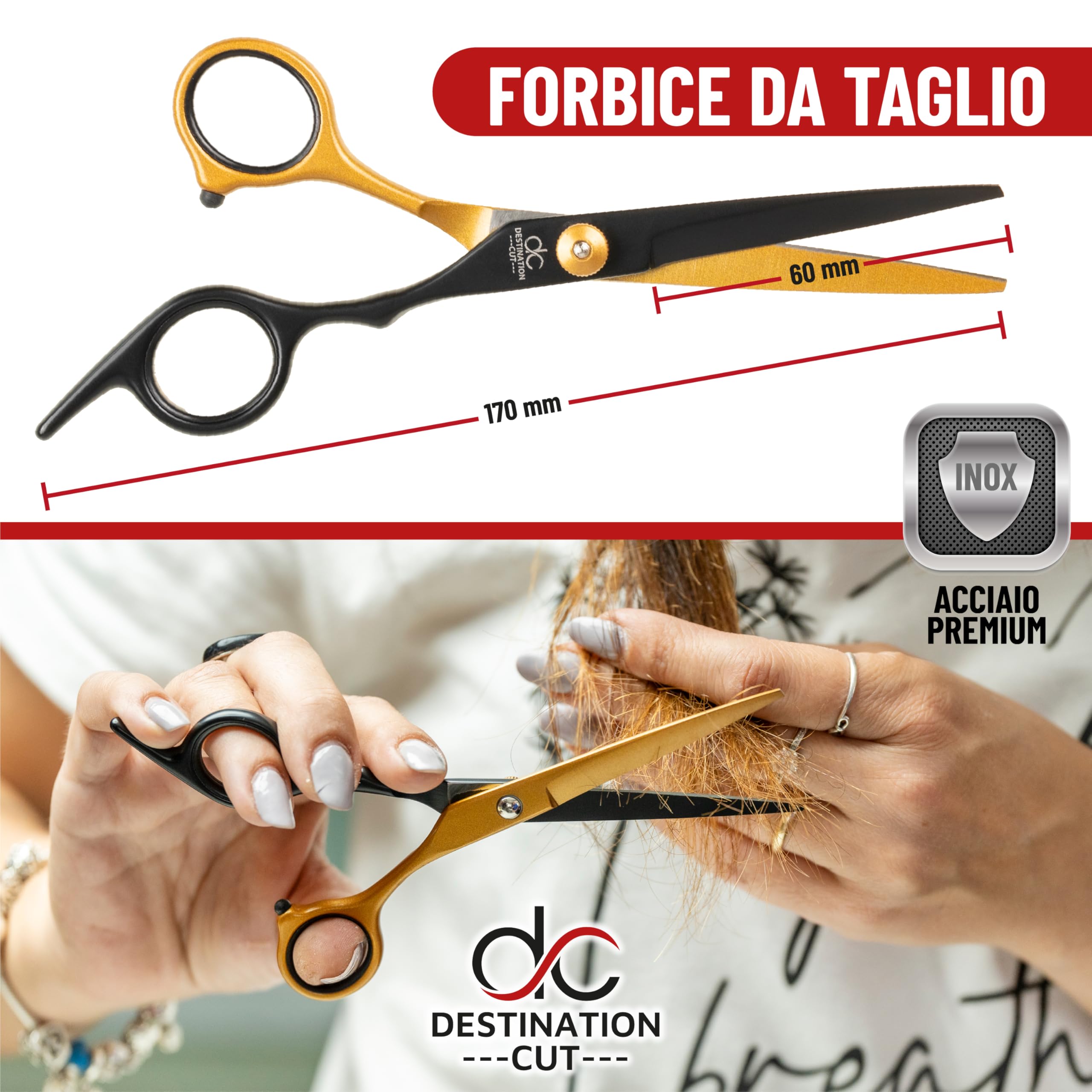 Set Forbici Parrucchiere Professionali - Forbici Per Sfoltire I Capelli di Alta Qualità