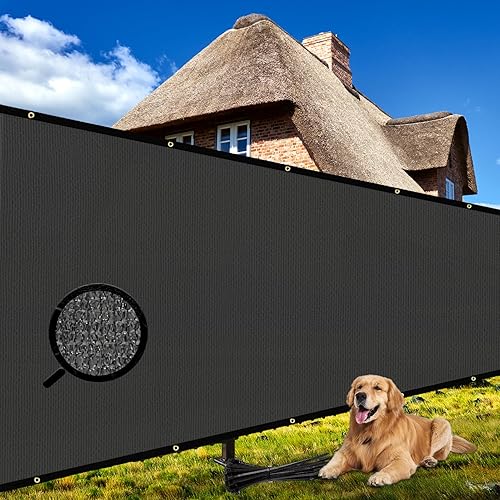 Shade&Beyond Rejilla de privacidad para valla de 4 x 50 pies, resistente, 170 GSM, cubierta de red de malla para pared, jardín, patio, interior y