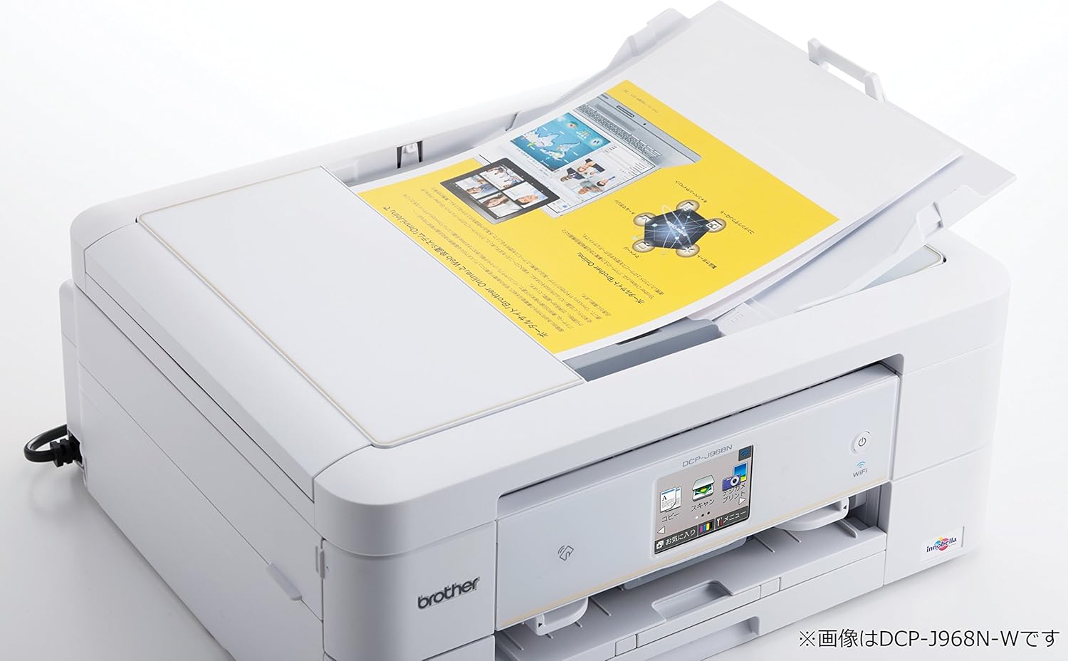 brother A4インクジェット複合機 PRIVIO DCP-J968N-W ホワイト (両面 