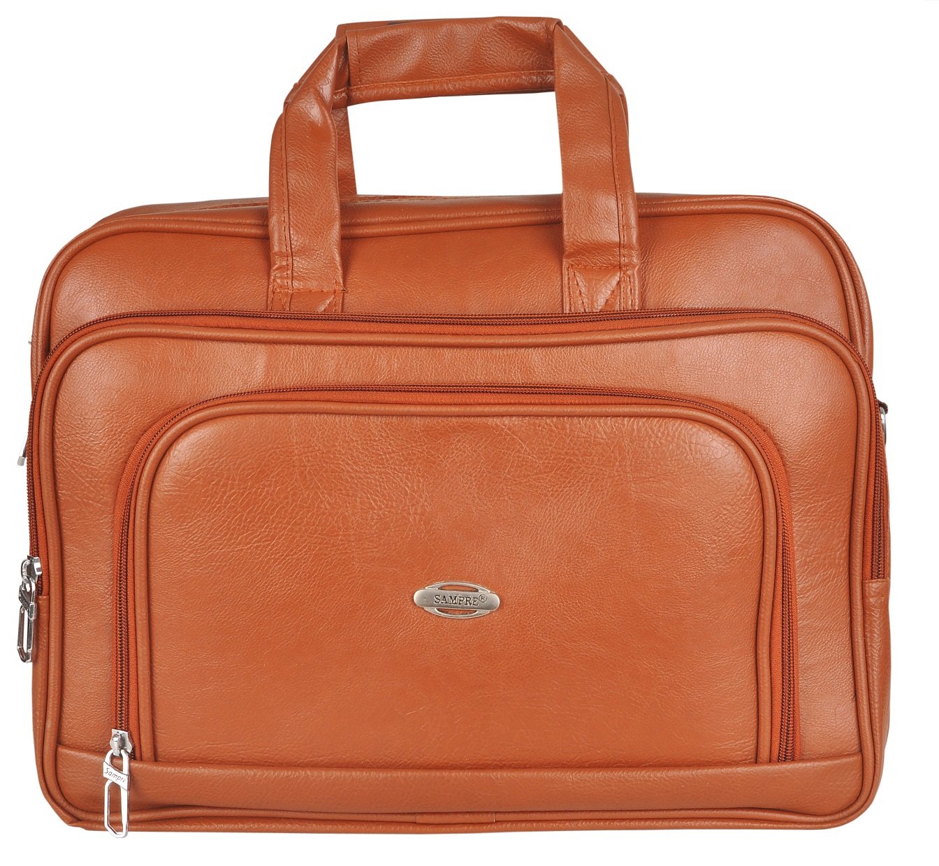 SPHINX "SAMPRE" Rich PU Leatherette Cross-body Laptop Office Bag for men/boys - Tan