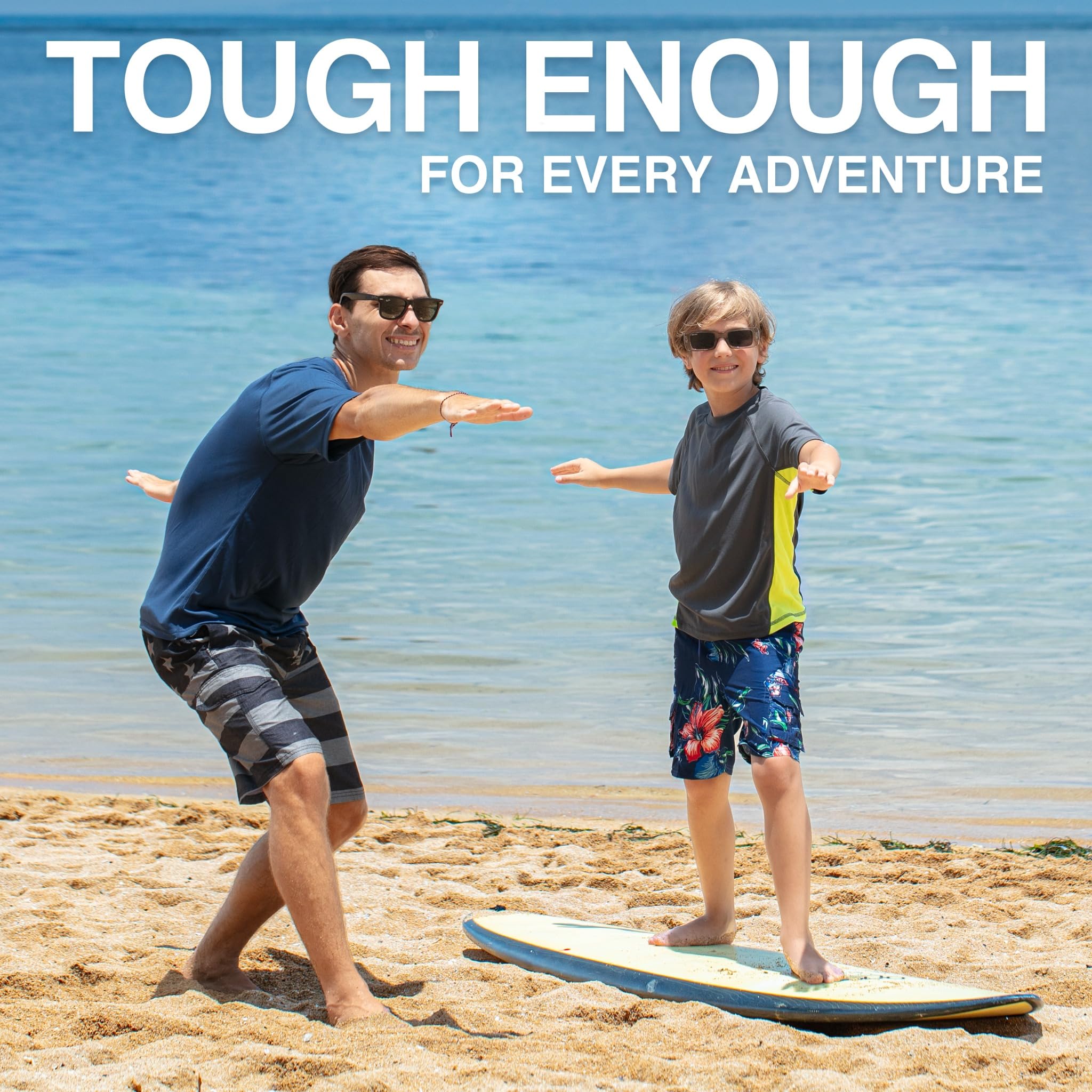 Kanu Surf Boys' Color Block UPF 50+ Swim Tee