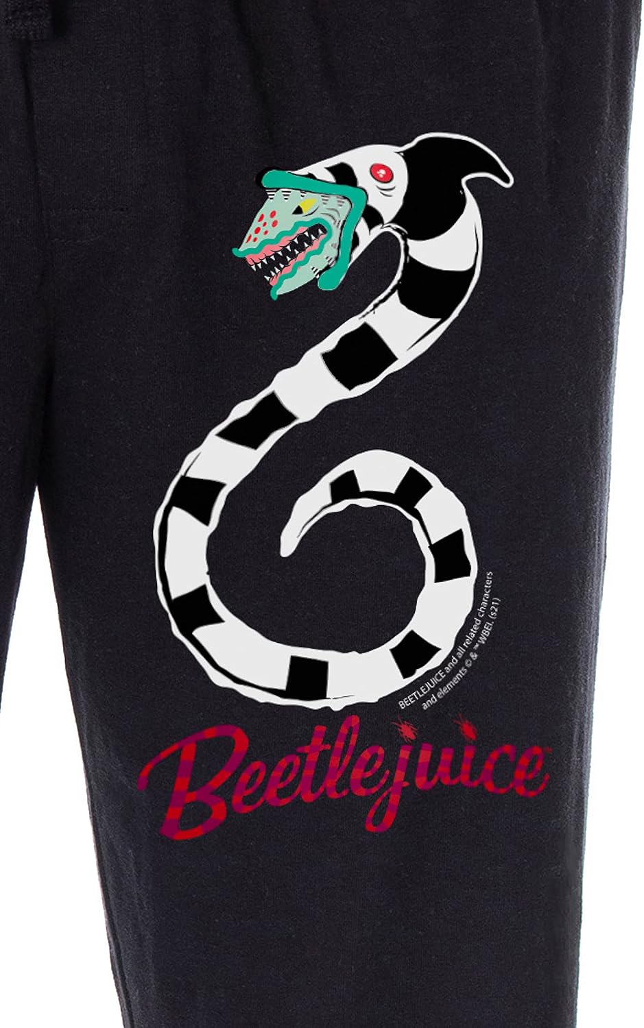 INTIMO Beetlejuice Pajama Pants Men's Sandworm Character Film Movie Loungewear Sleep Pants - Image 4