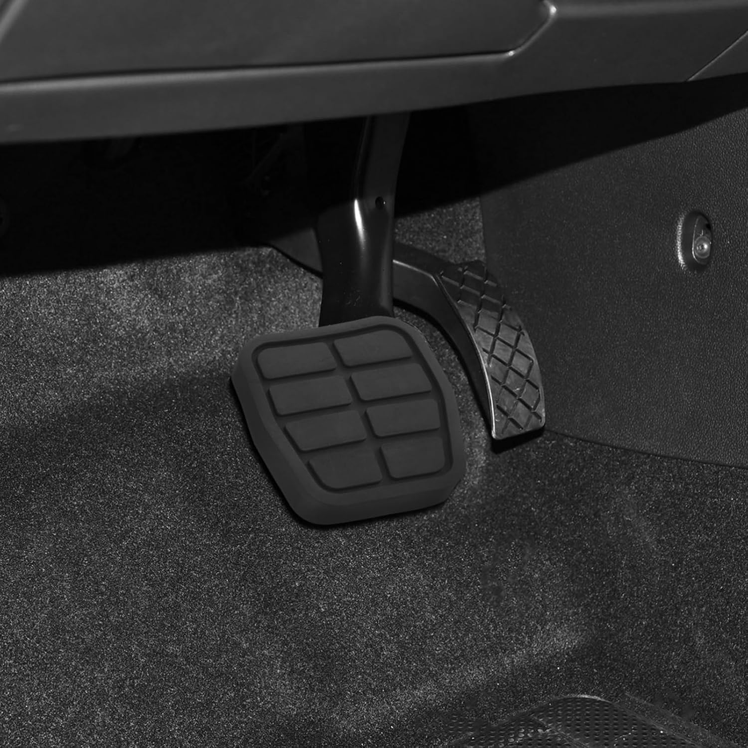 ULTECHNOVO Car Brake Pad Covers Throttle Protective Cover for Car Accessories Replacement for Clutch Pedal Pad Rubber Precise Fit