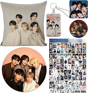Comprar TXT Gift Set, TXT Fanartikel,TXT Merch, k-pop Fans Geschenk Set, Tomorrow X Together Kissenbezug ,TXT Aufkleber,Mauspad