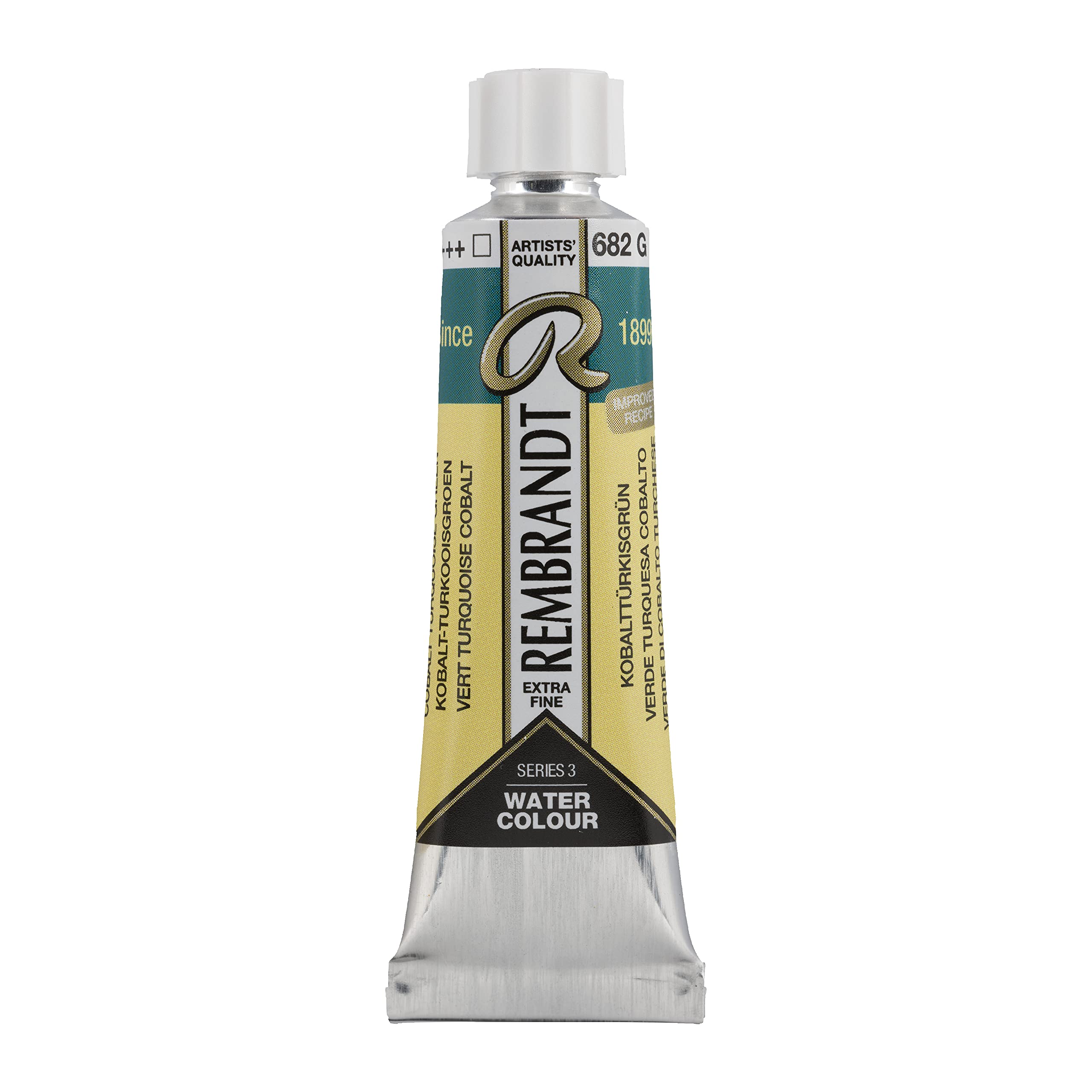 Rembrandt Cobalt Turquoise Green Watercolour Tube 10 Ml 682 (05016820)