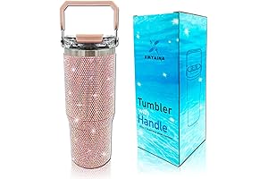 Party like a Superstar with Our 30oz Bling Rhinestone Studded Tumbler