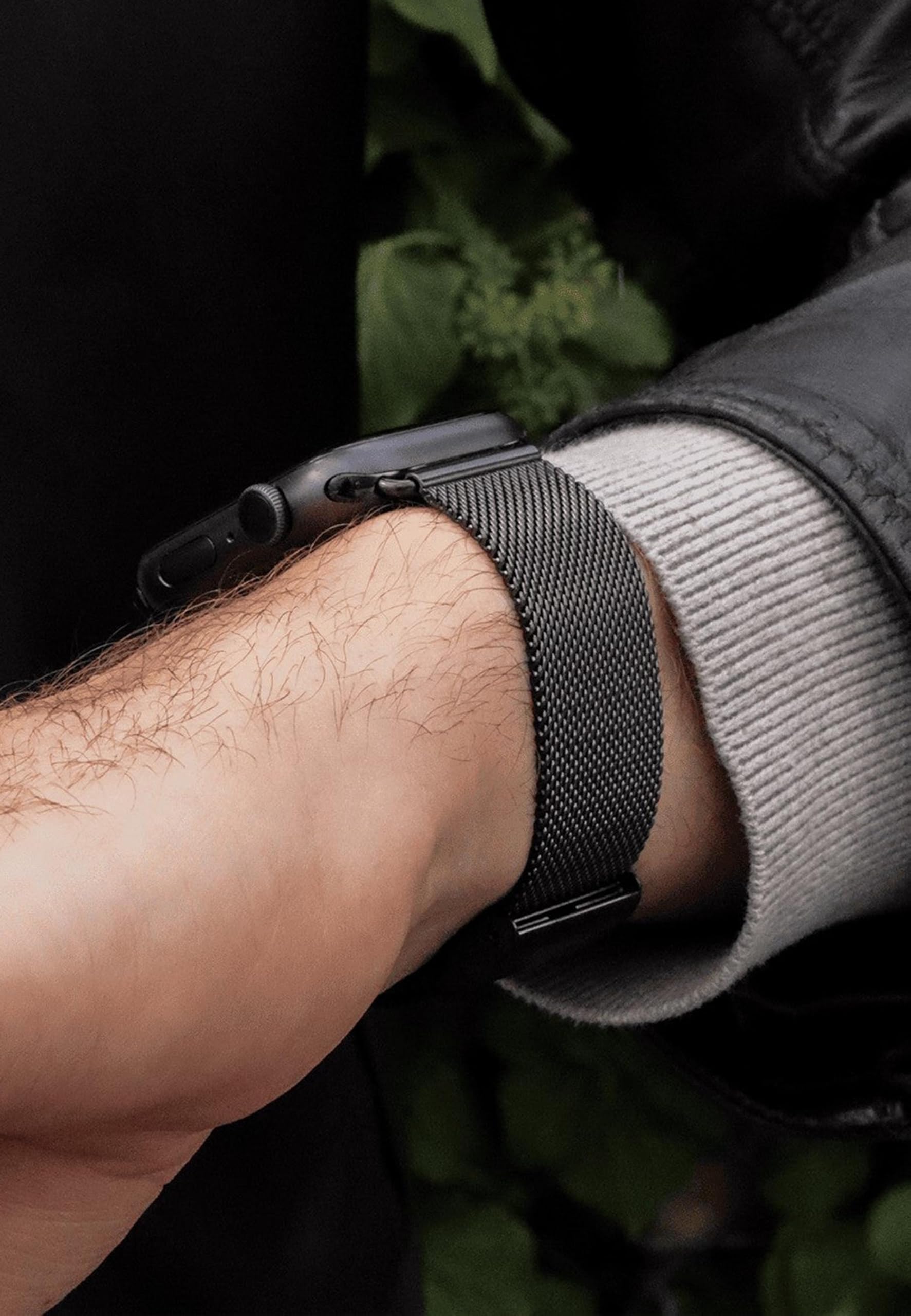 Smartwatch-Armband 2-tlg Set - Edelstahl - Magnetverschluss