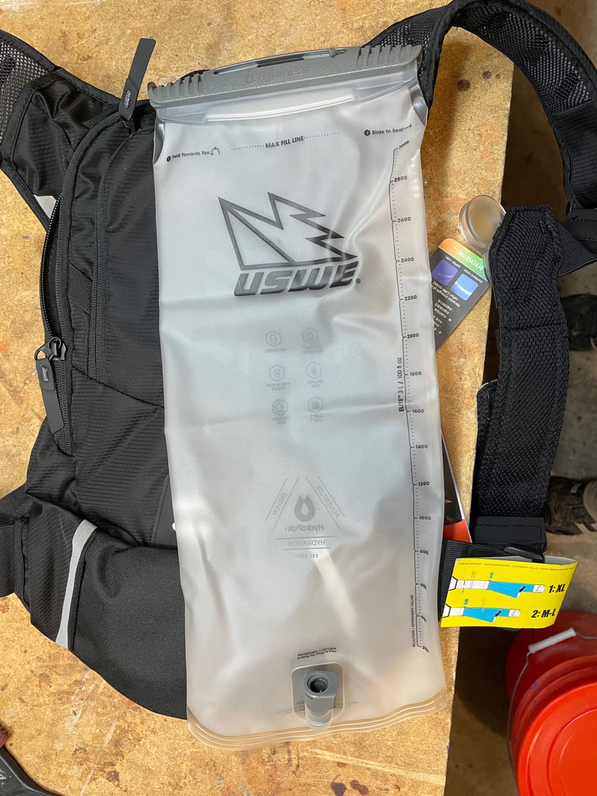 25/mo Finance USWE MTB Hydro Hydration Pack with Hydration Bladder