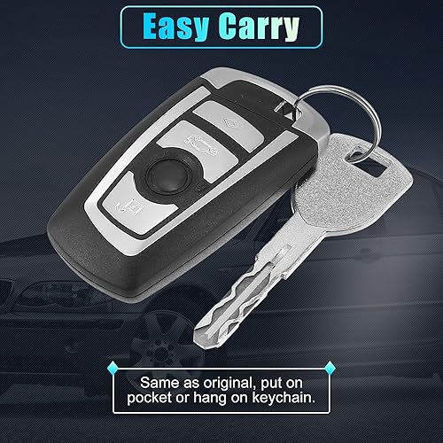 Miniatura 7 de X AUTOHAUX 2 unids 315MHz KR55WK49863 reemplazo inteligente de proximidad sin llave llave llave remoto llavero para BMW 550i 530i 535i 520i