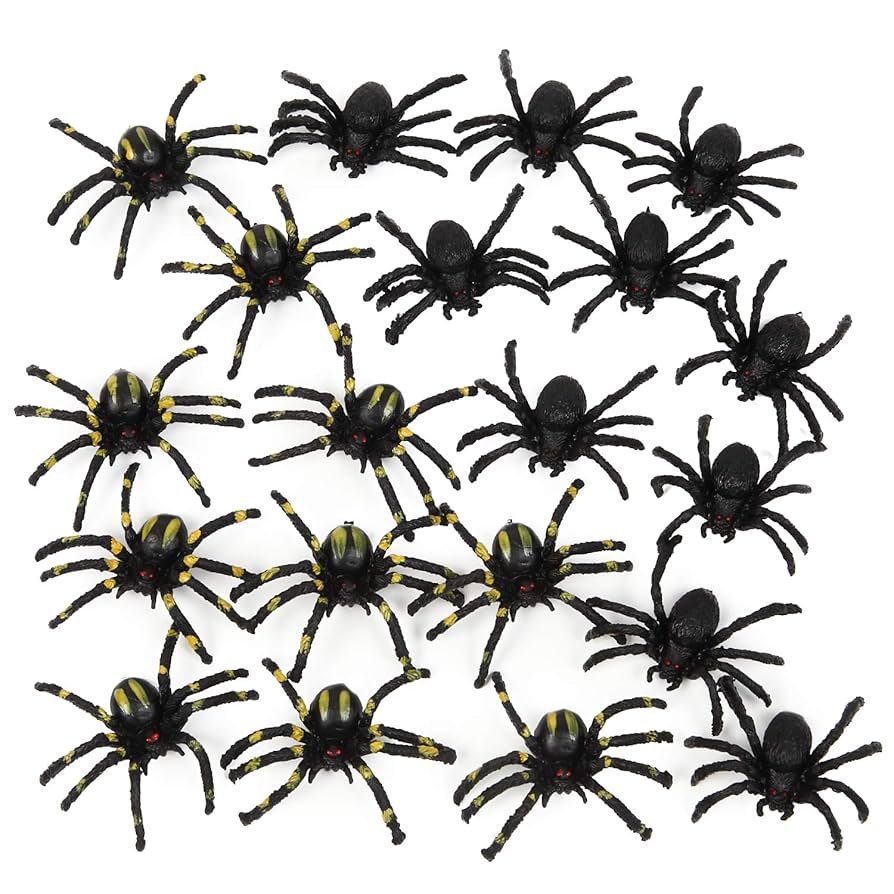 Amazon | Airself 蜘蛛 くも おもちゃ20匹（2種類各10匹