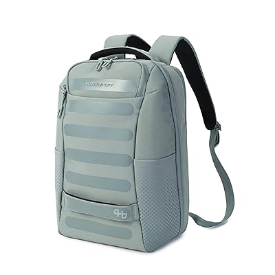 Hedgren Handle Medium Backpack Backpack Bags Grey/Green, Polyester