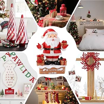 サンタクロース ディスプレイフィギュア Amazon.co.jp: Psooyth クリスマス サンタ クロース フィギュア