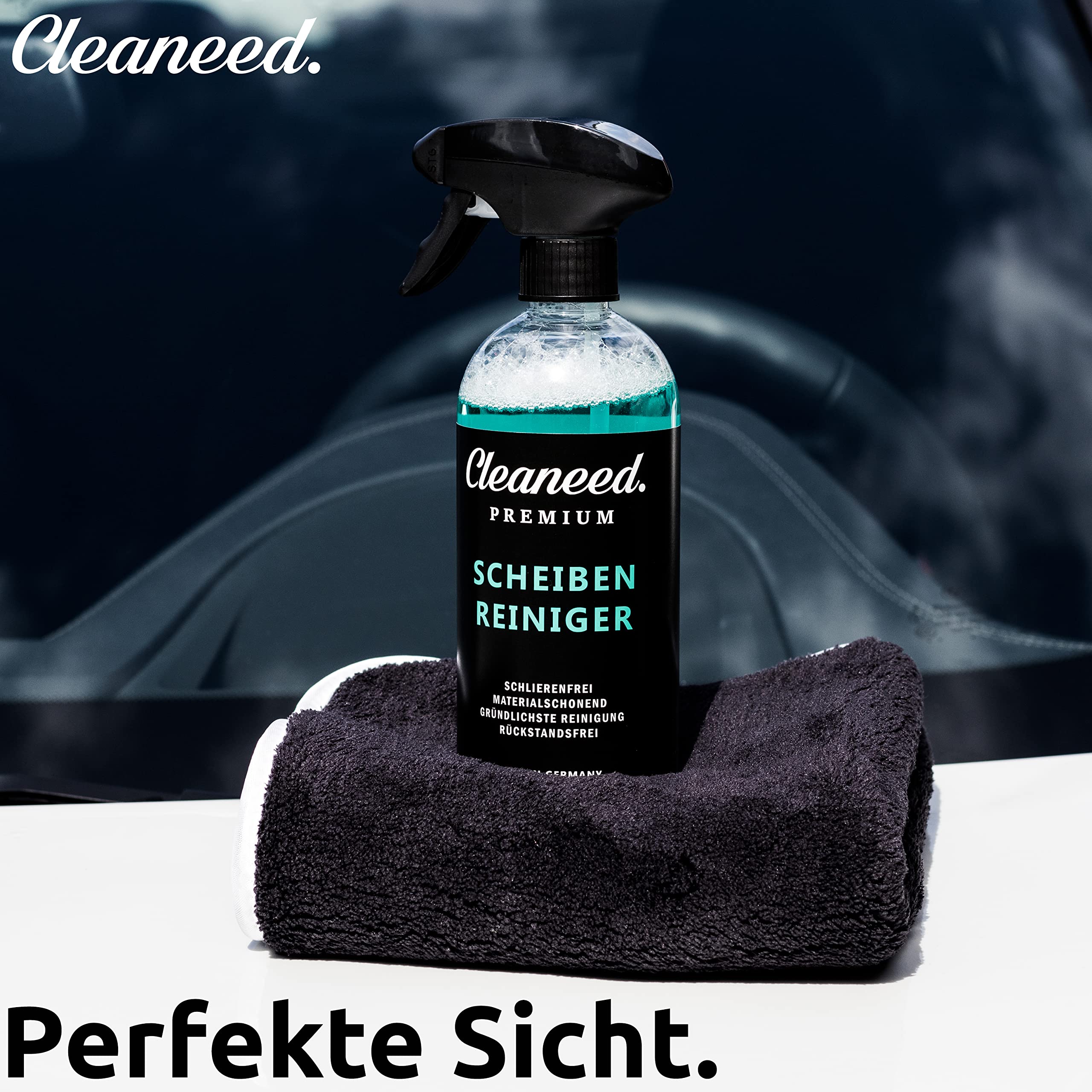 Środek do czyszczenia szyb klasy premium, 3 l, do napełniania – Made in Germany | Nie pozostawia smug, chroni materiał, bardzo mocny, nie pozostawia śladów – środek do czyszczenia szyb