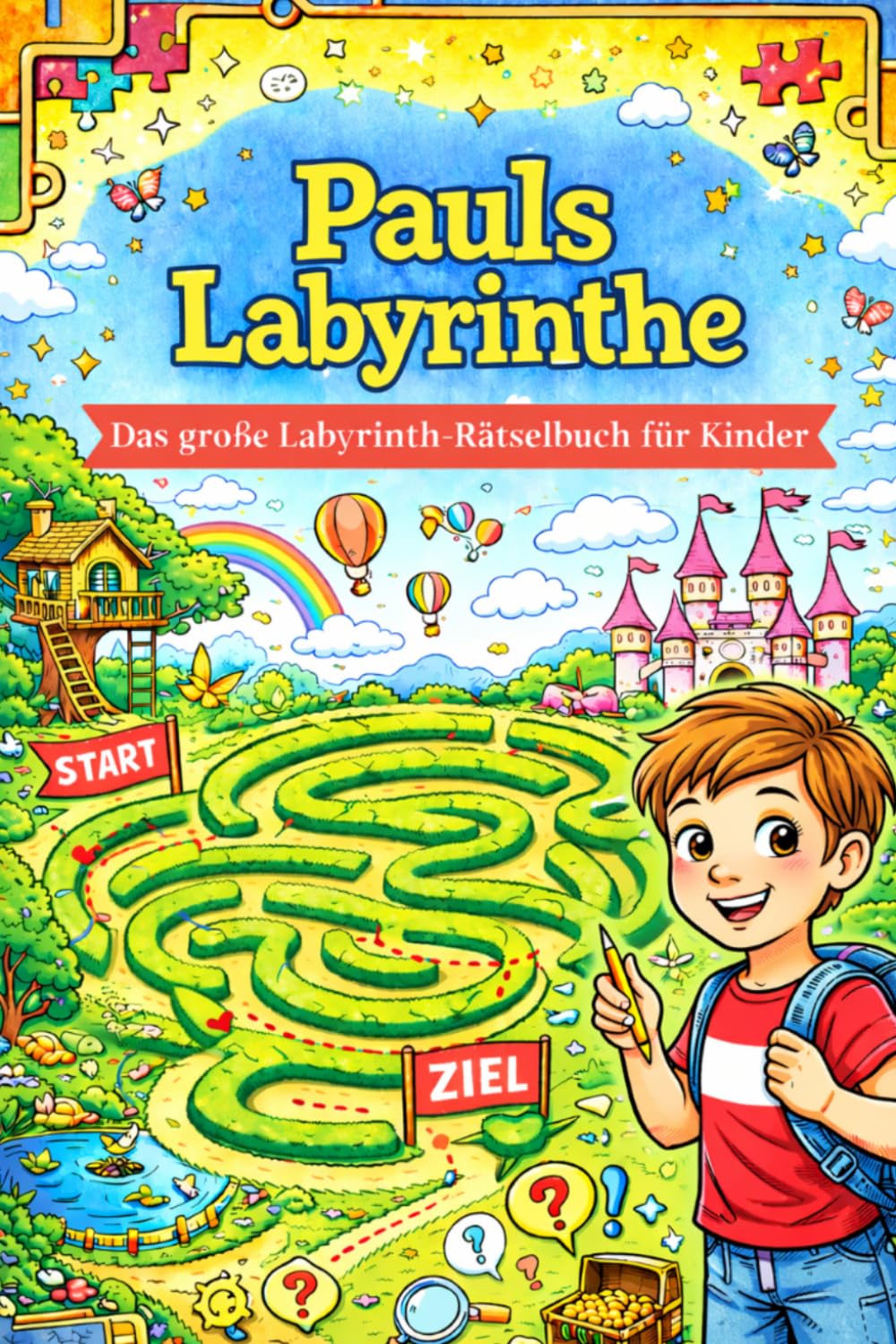 Pauls Labyrinthe: Das große Labyrinth-Rätselbuch für Kinder