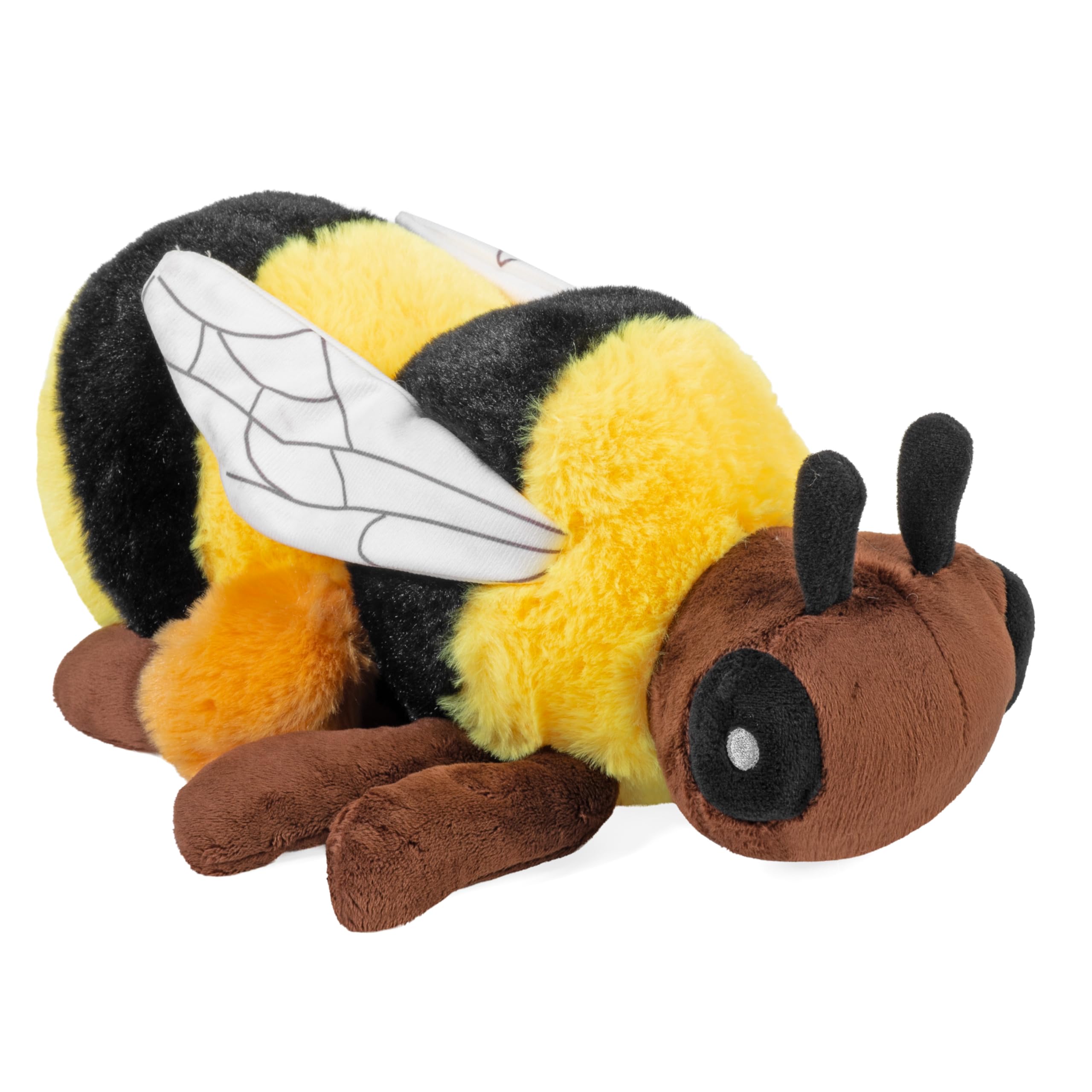 WILD REPUBLIC Ecokins Bee, Stuffed Animal, 12 inches, Gift for Kids, Plush Toy, Made from Spun Recycled Water Bottles, Eco Friendly, Child’s Room Décor