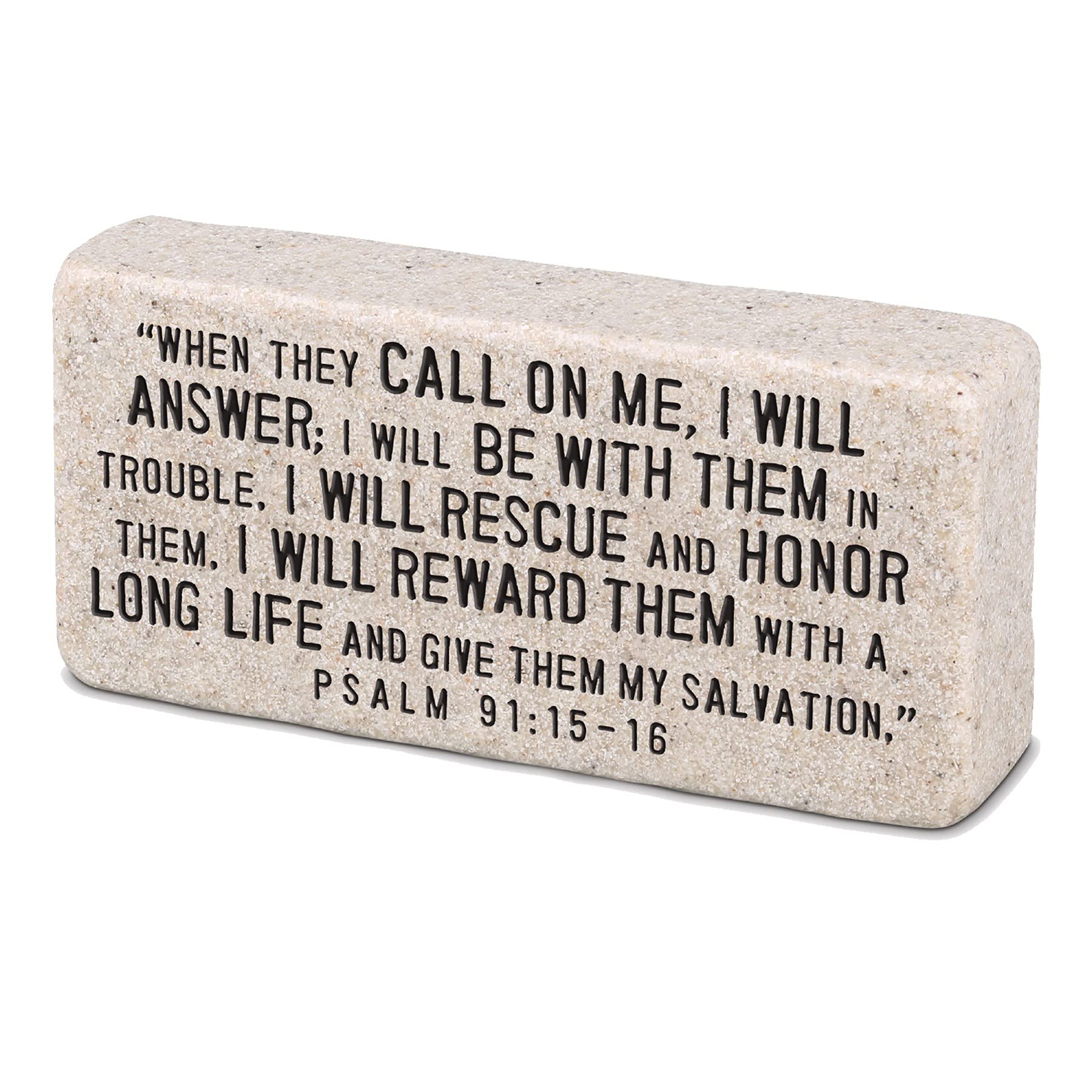 Lighthouse Christian Products Call on Me Scripture Block (August 2021)
