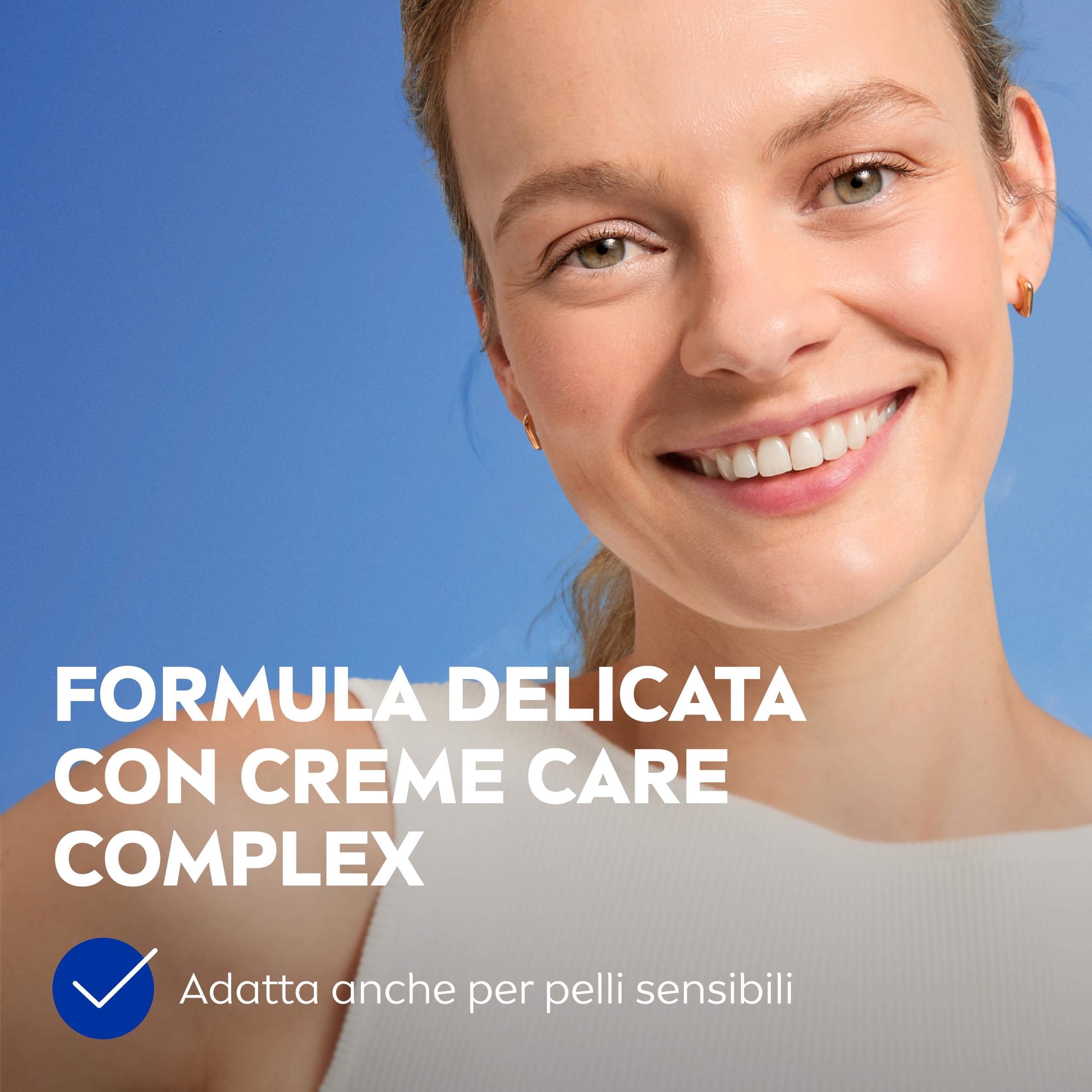 NIVEA Salviettine Struccanti Creme Care 25 Pezzi, Struccante viso e occhi e labbra per trucco waterproof, Con Pro-Vitamina B5 e Idramina, Detergente viso nutriente per tutti i tipi di pelle
