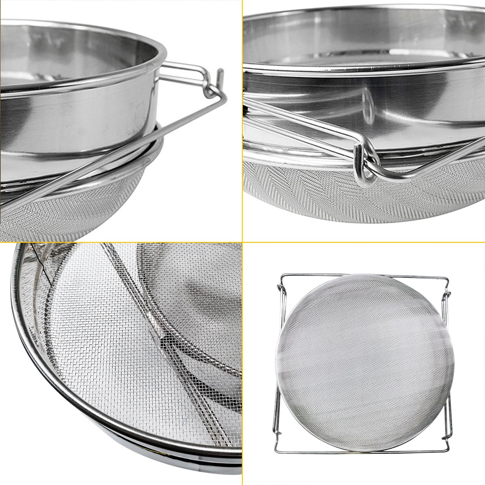 Handmatige honing centrifuge - honing extractor - rvs - 4 honingframes Handmatige honing centrifuge - honing extractor - rvs - 4 honingframes